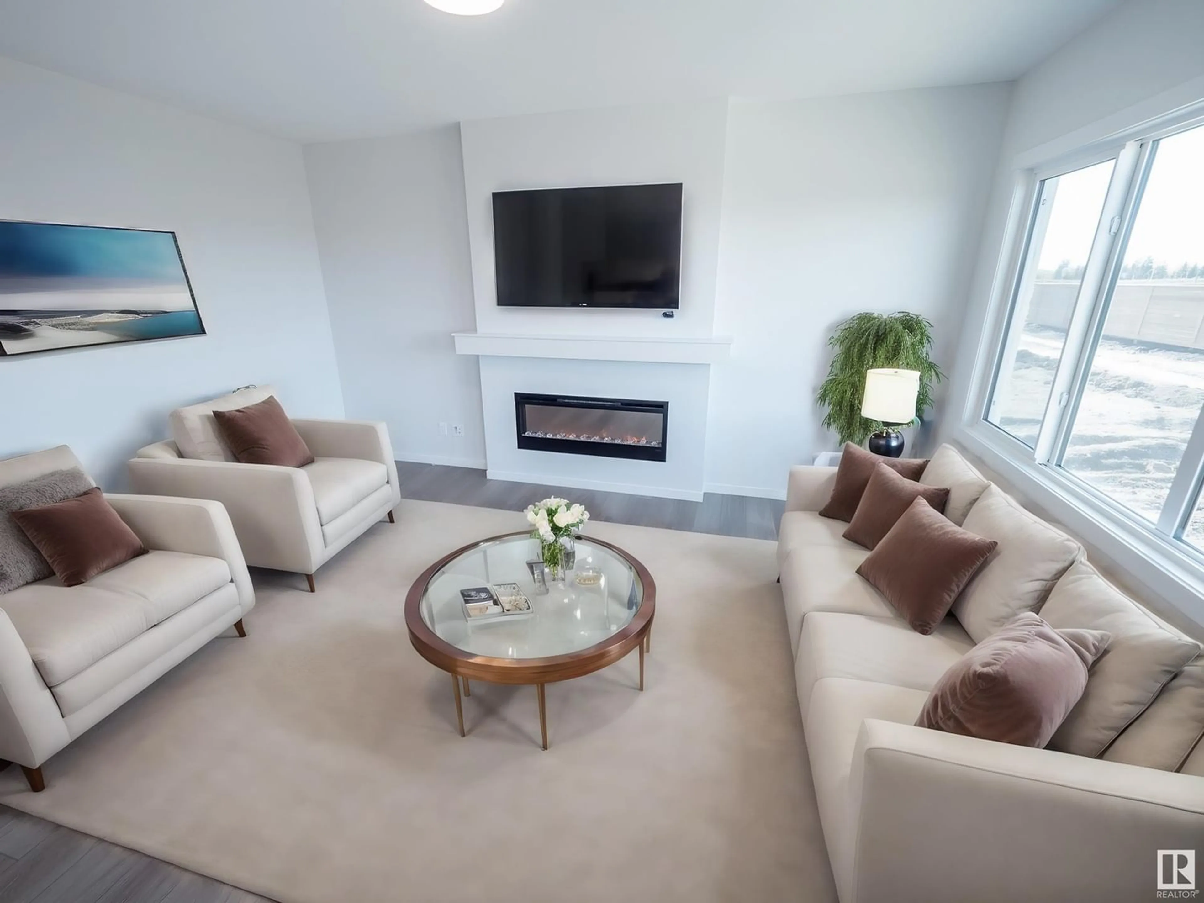 Living room for 17319 3 ST NW, Edmonton Alberta T5Y4G8