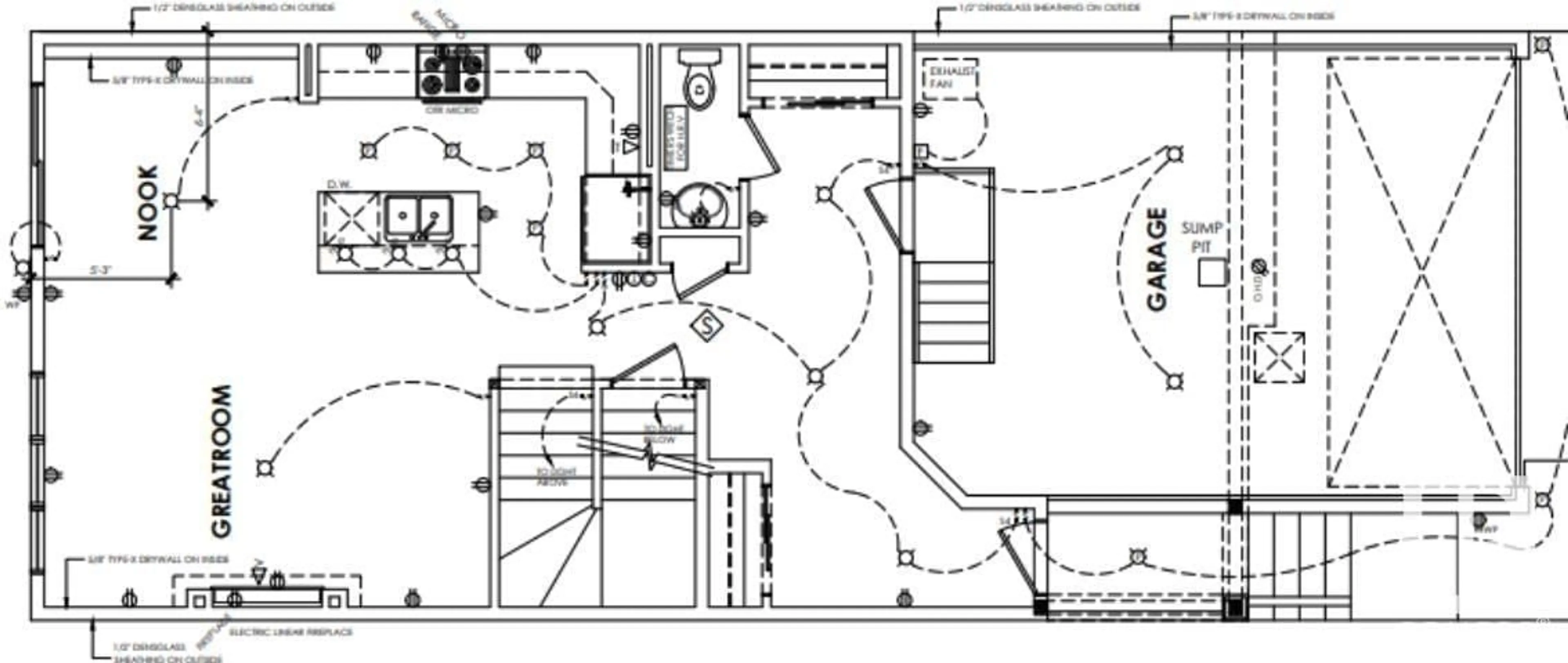 Floor plan for 17319 3 ST NW, Edmonton Alberta T5Y4G8
