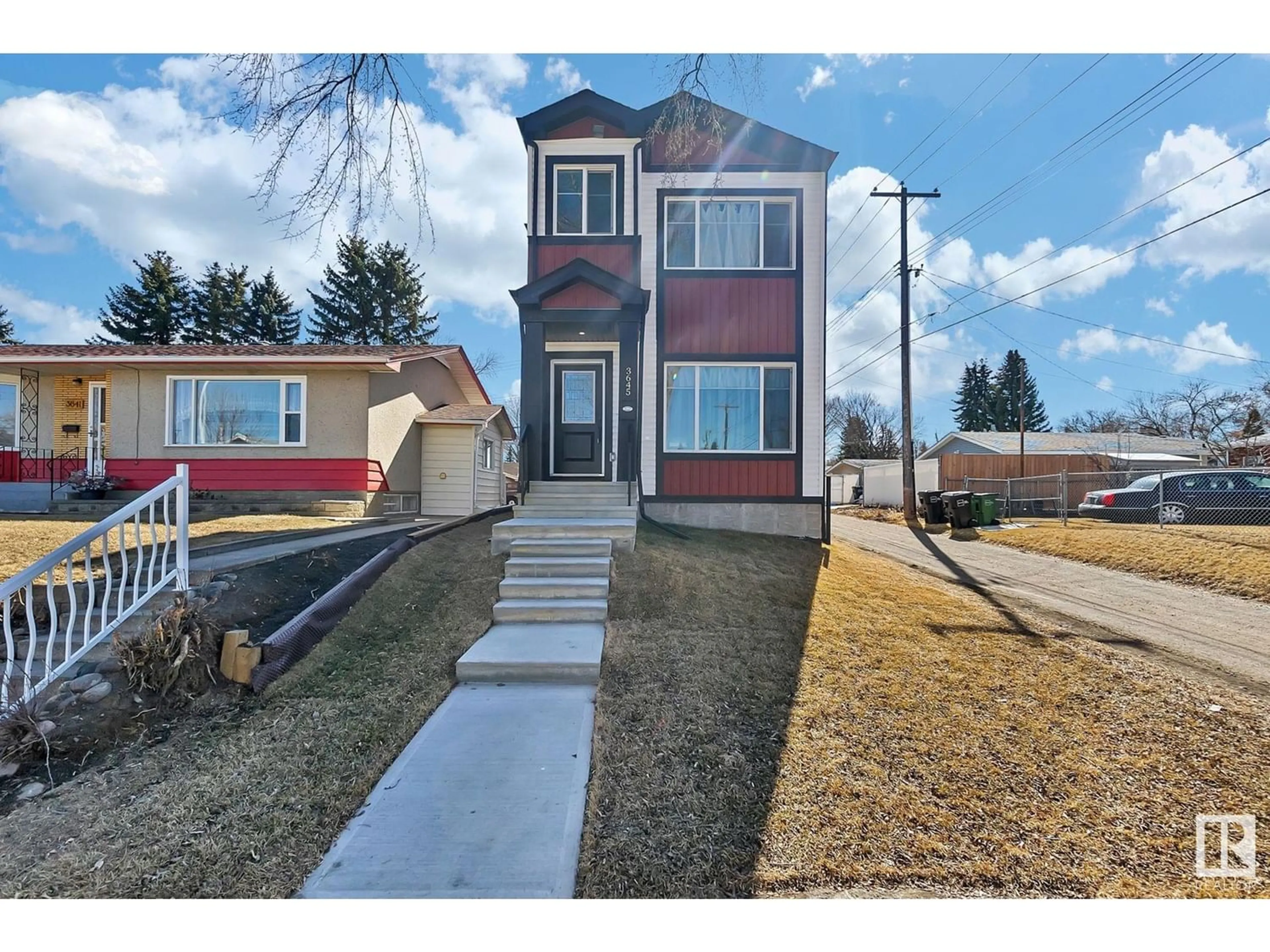 Frontside or backside of a home for 3645 117 AV NW, Edmonton Alberta T5W0X9