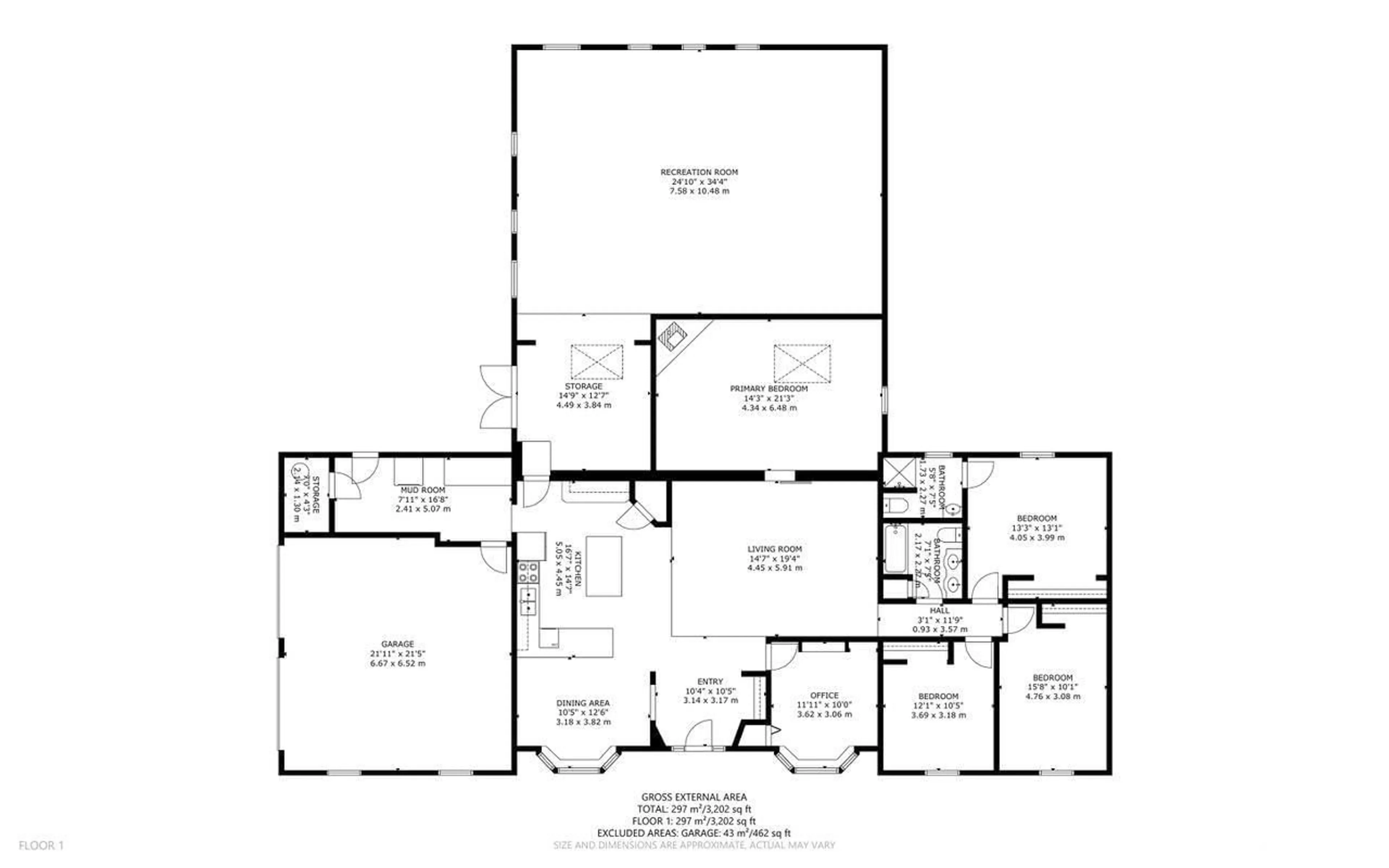 Floor plan for 54032 Rge Rd 34, Rural Lac Ste. Anne County Alberta T0E0A1