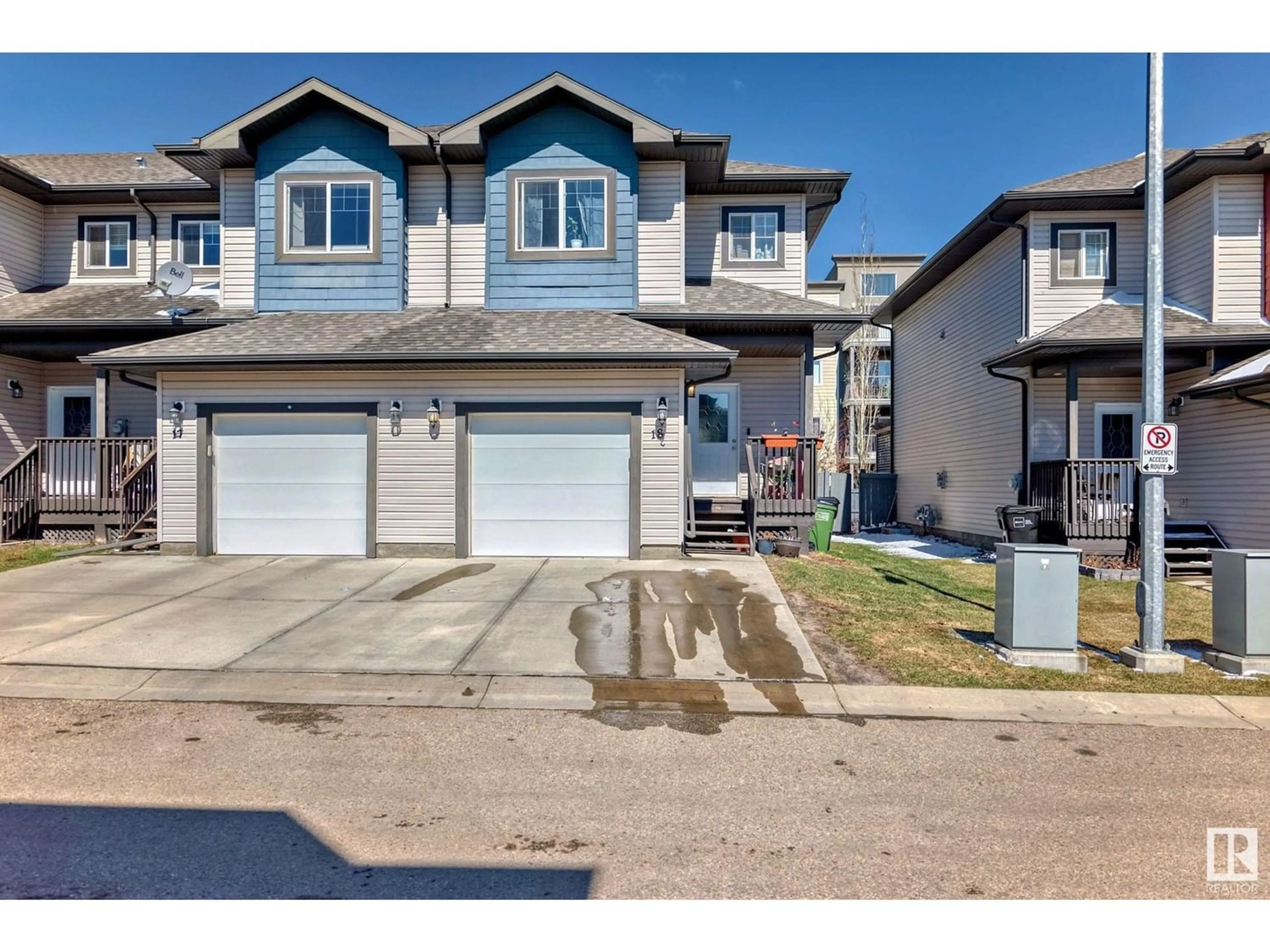 A pic from exterior of the house or condo for #18 16004 54 ST NW, Edmonton Alberta T5Y0R1