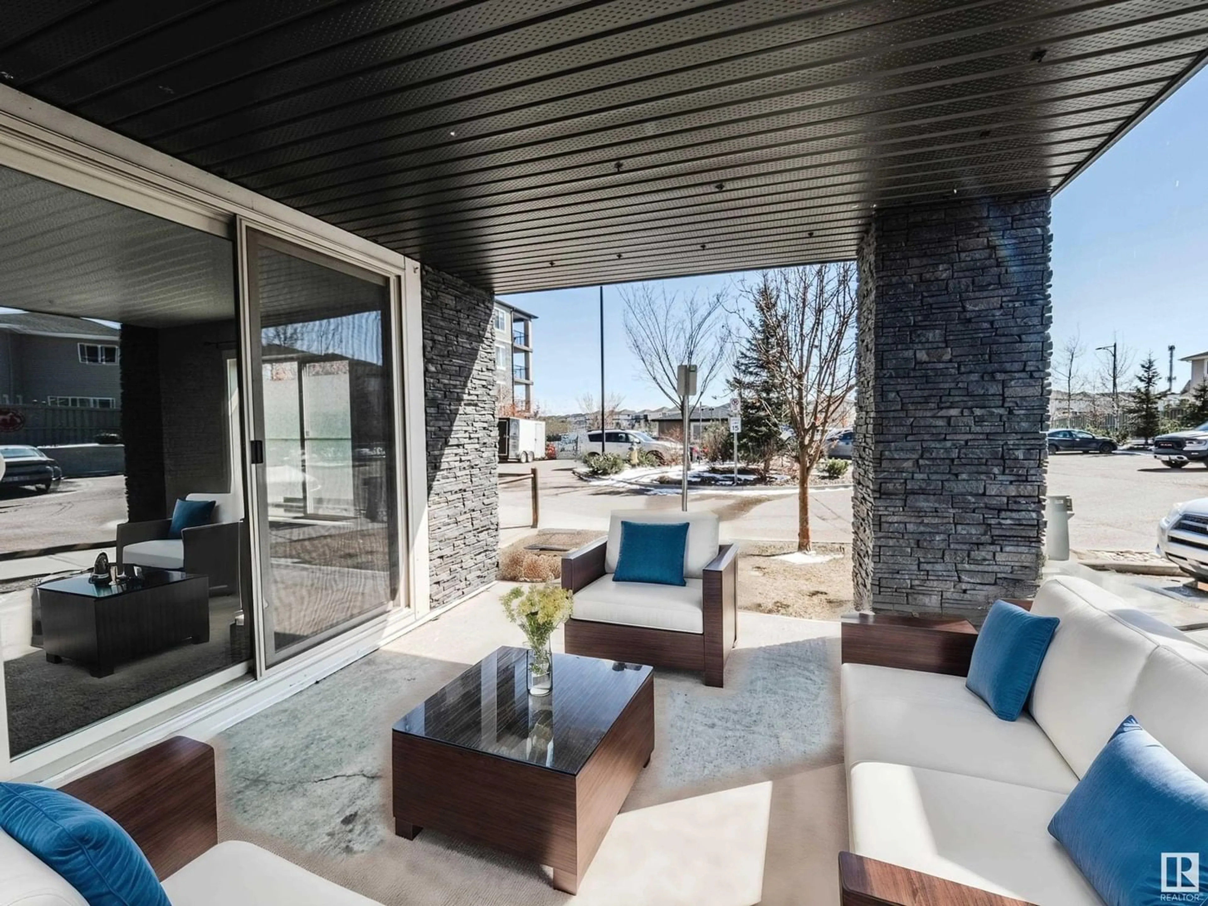 Patio for #102 5390 CHAPPELLE RD SW, Edmonton Alberta T6W3K7