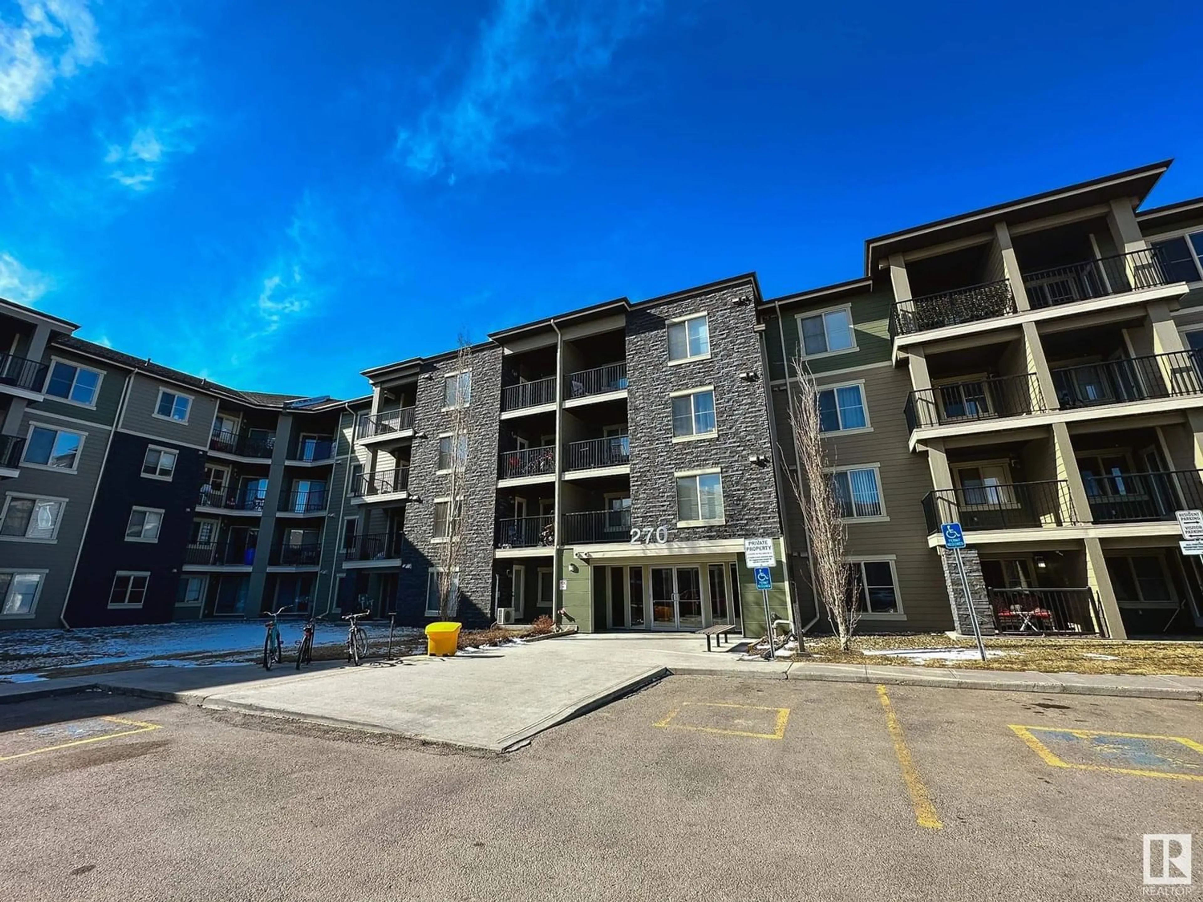 A pic from exterior of the house or condo for #423 270 MCCONACHIE DR NW, Edmonton Alberta T5Y0K8