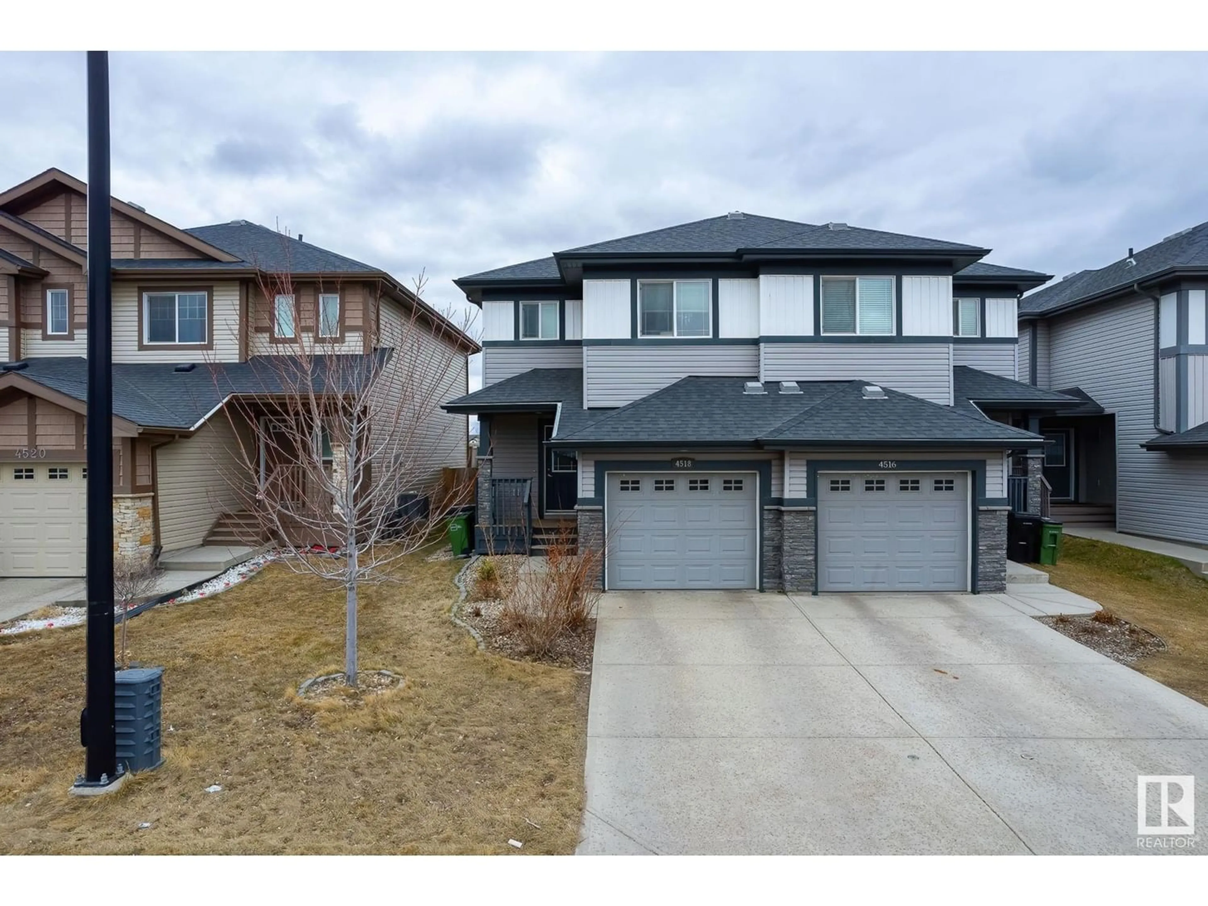 Frontside or backside of a home for 4518 ALWOOD WY SW, Edmonton Alberta T6W1A8