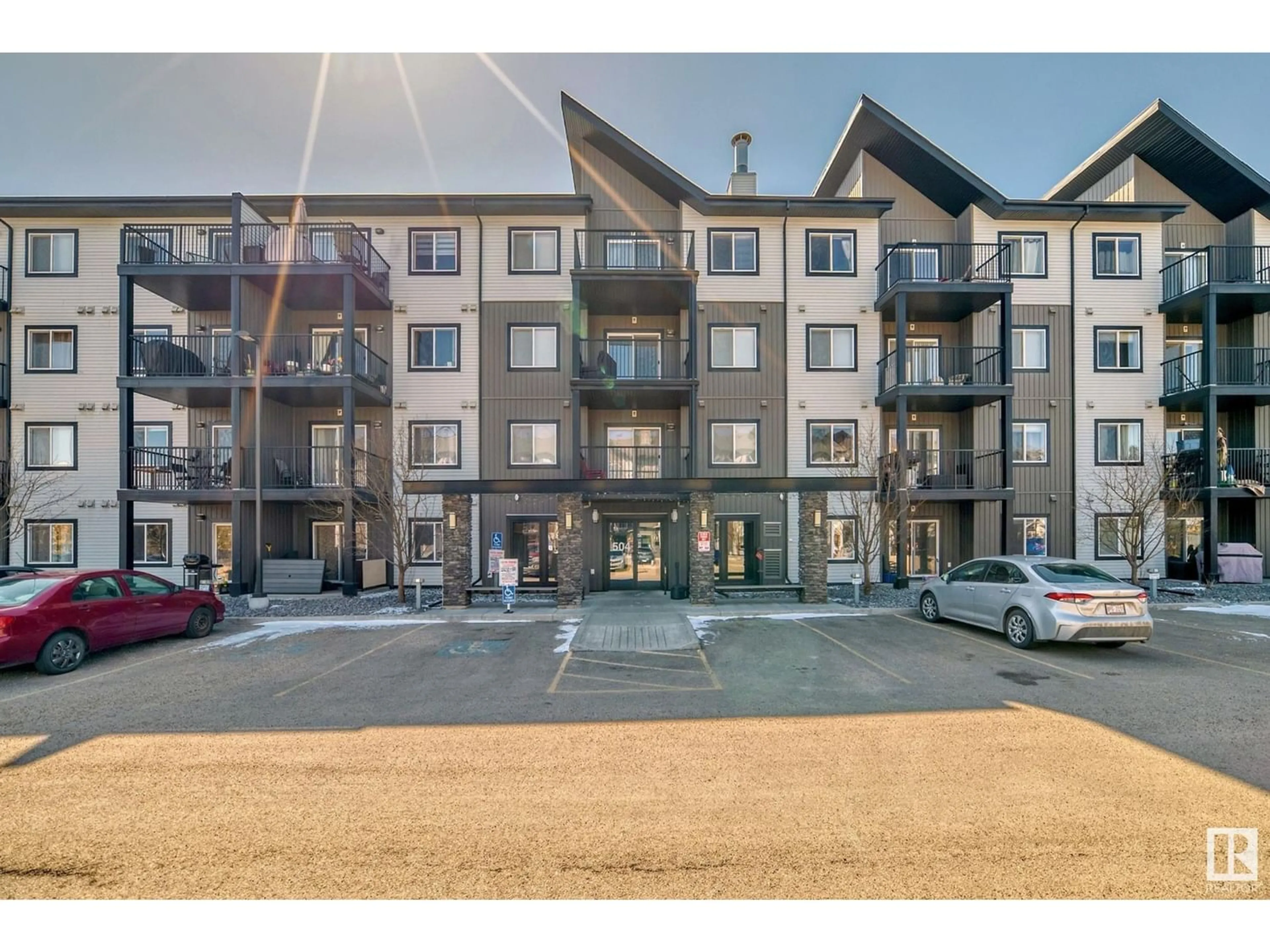A pic from exterior of the house or condo for #131 504 Albany Way NW, Edmonton Alberta T6V0L2