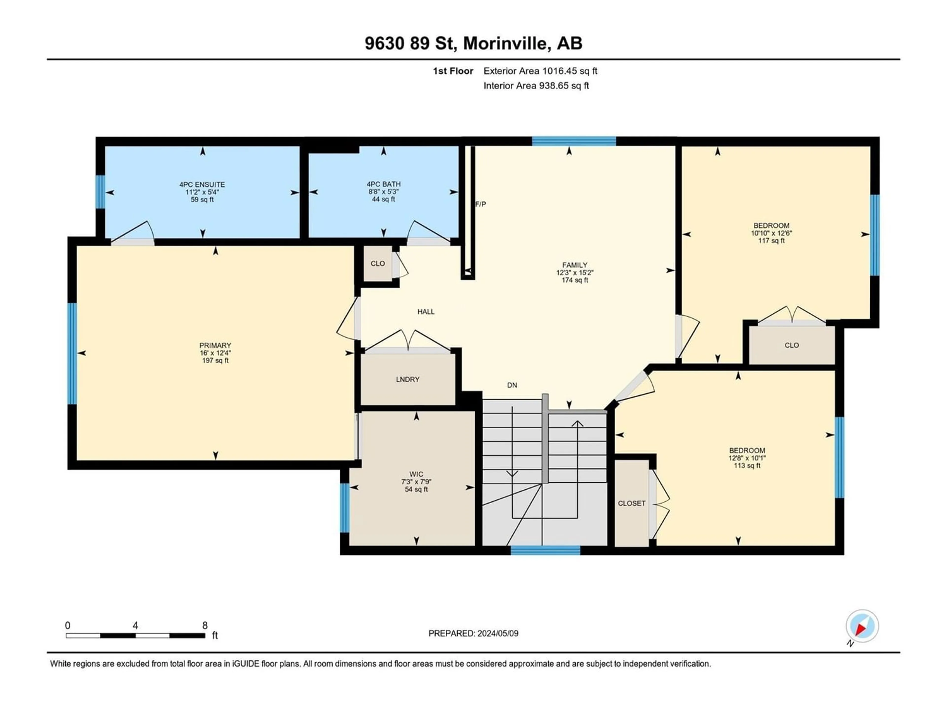 Floor plan for 9630 89 St, Morinville Alberta T8R1B5
