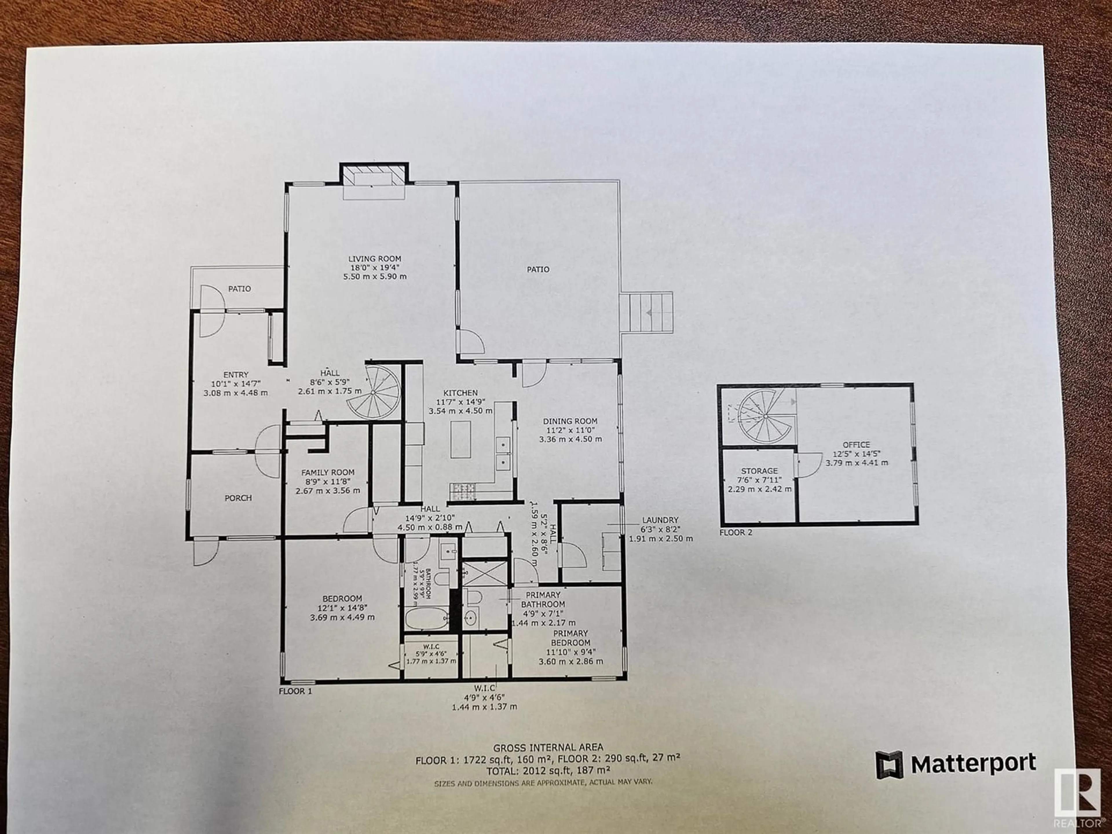 Floor plan for 5622 & 5623 49 ST, Rural Lac Ste. Anne County Alberta T0E0A0