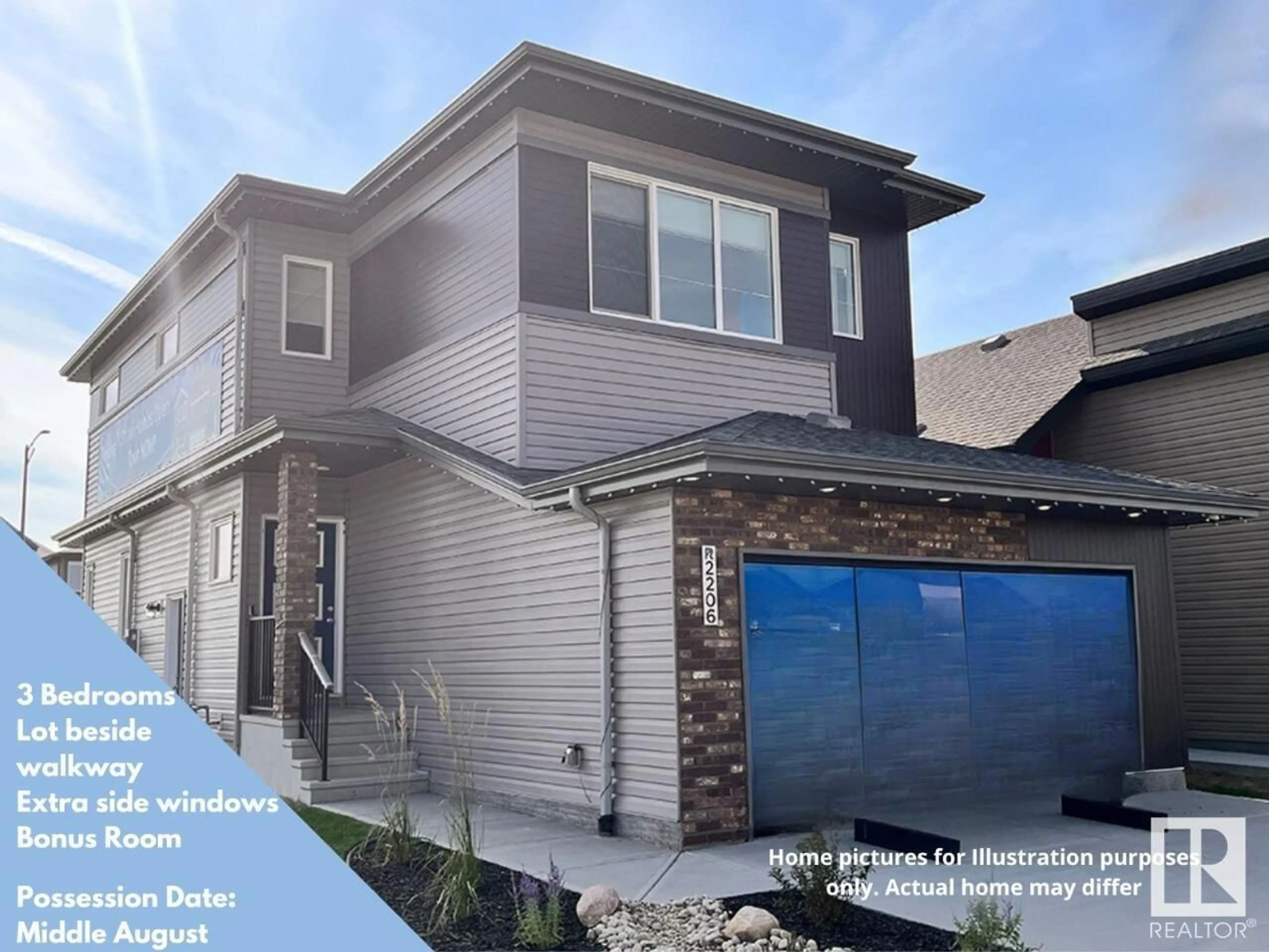 Frontside or backside of a home for 17307 7 ST NE, Edmonton Alberta T5Y6G4