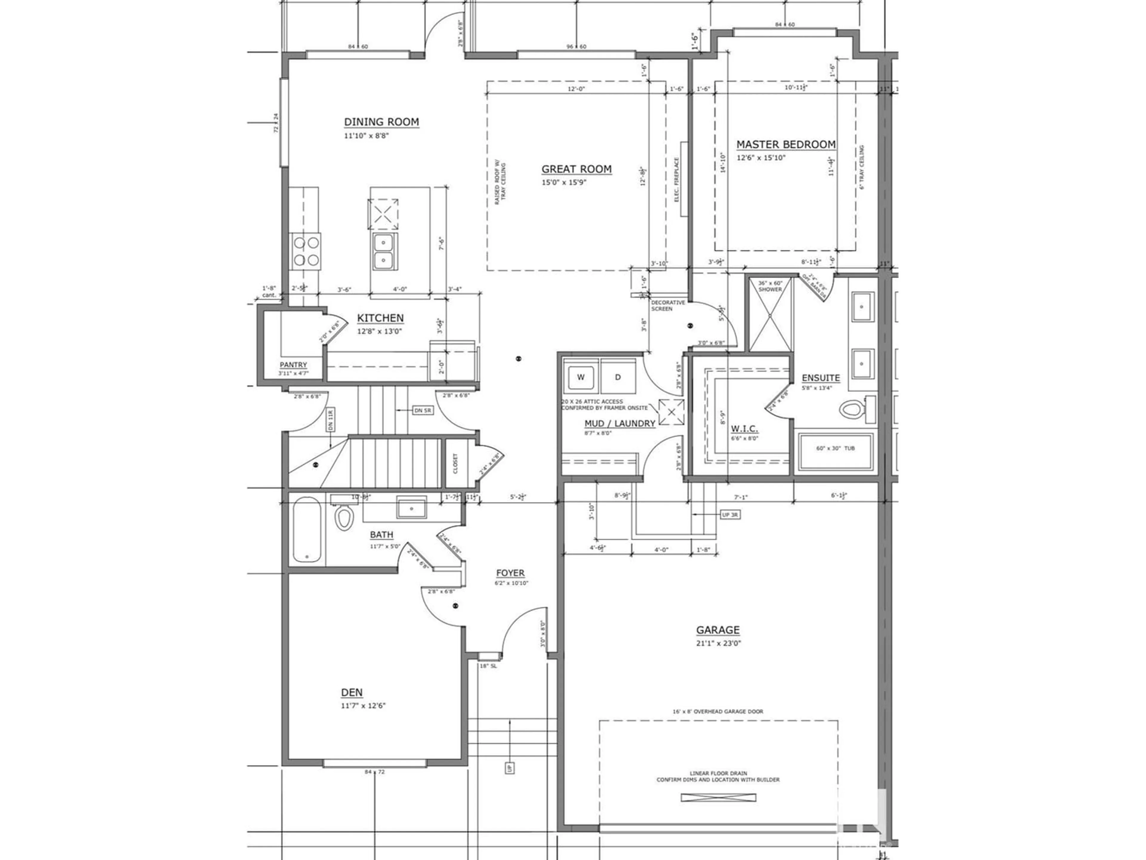 Floor plan for #7 604 MCALLISTER LO SW, Edmonton Alberta T6W1K8