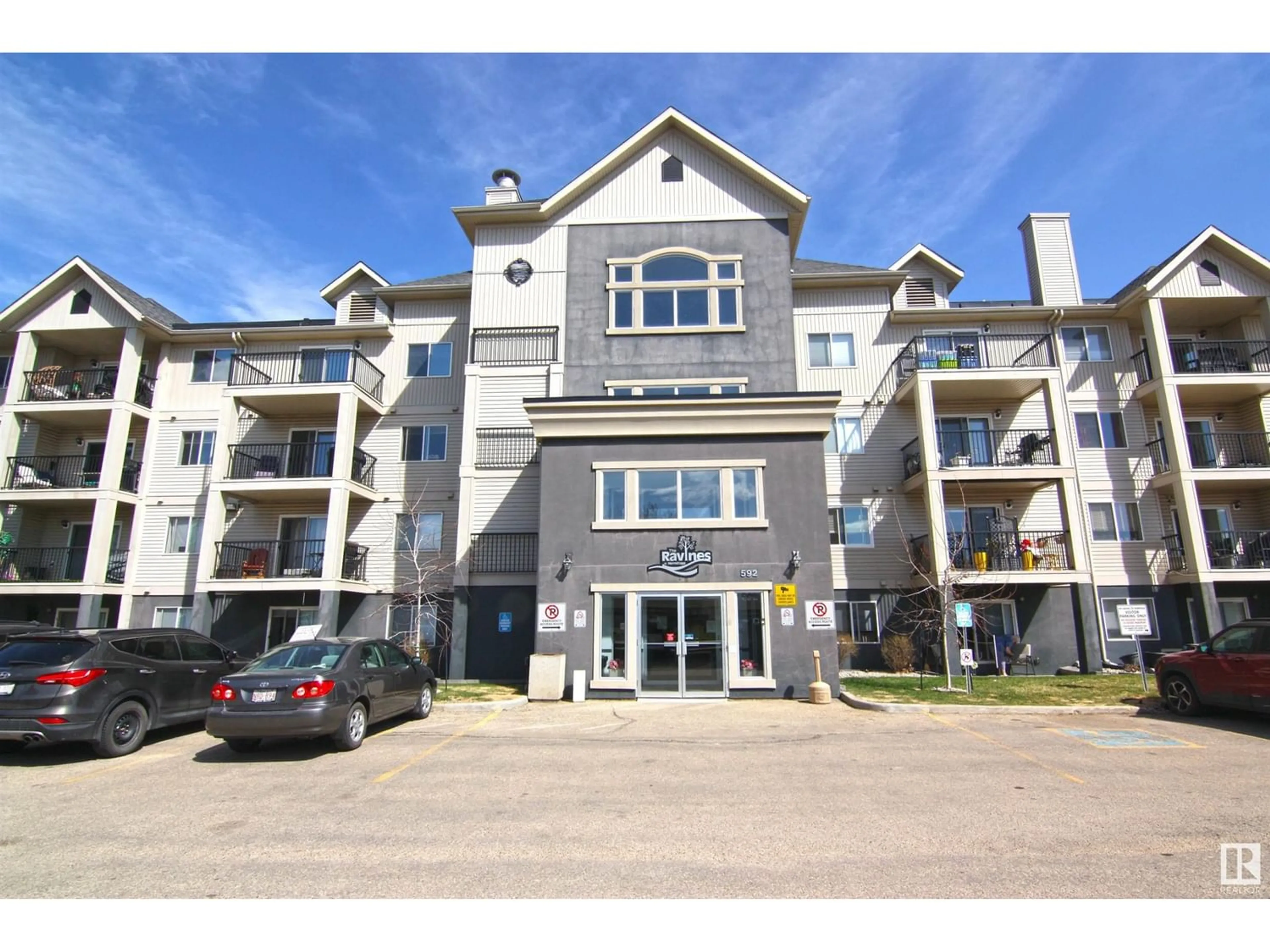 A pic from exterior of the house or condo for #328 592 HOOKE RD NW, Edmonton Alberta T5A5H2