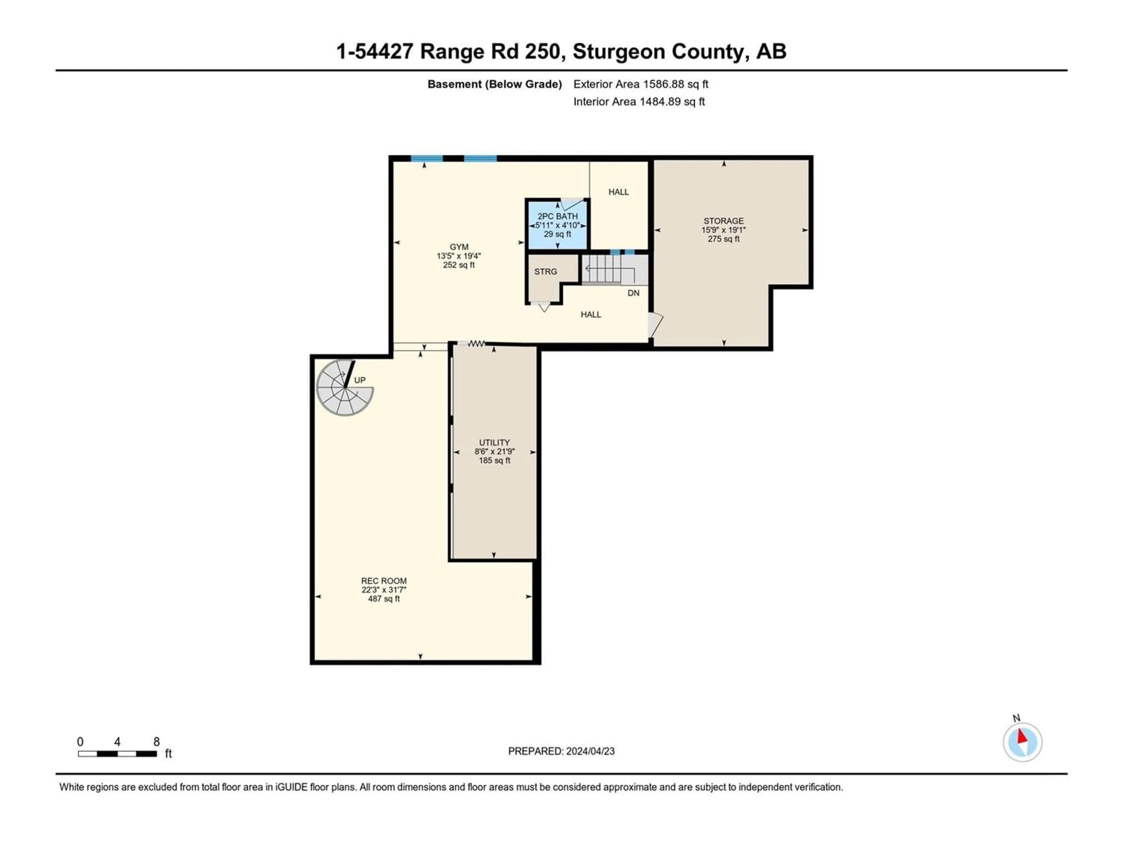 Floor plan for #1 54427 RGE RD 250, Rural Sturgeon County Alberta T8T0C8