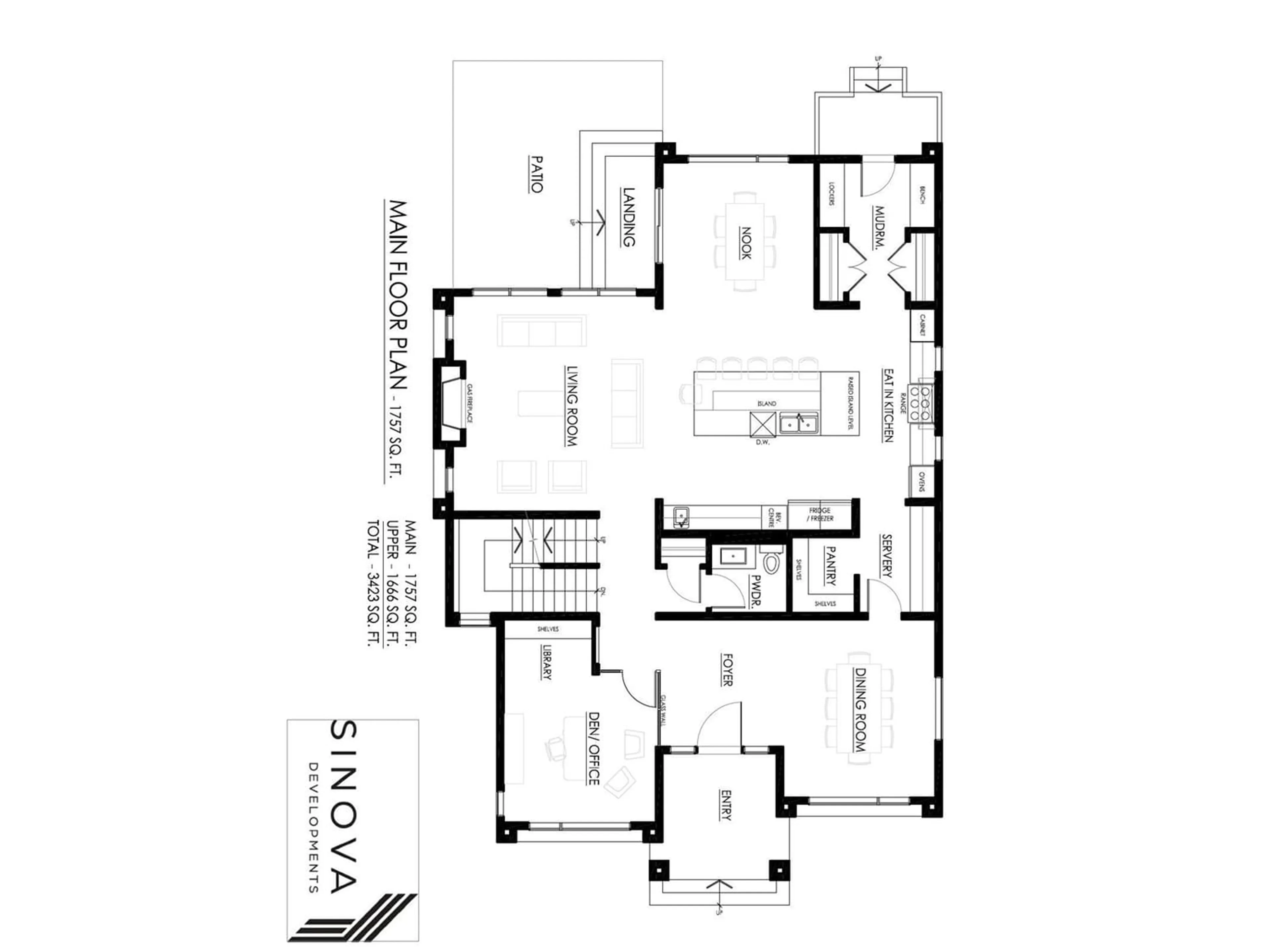Floor plan for 9536 145 ST NW, Edmonton Alberta T5N2W8