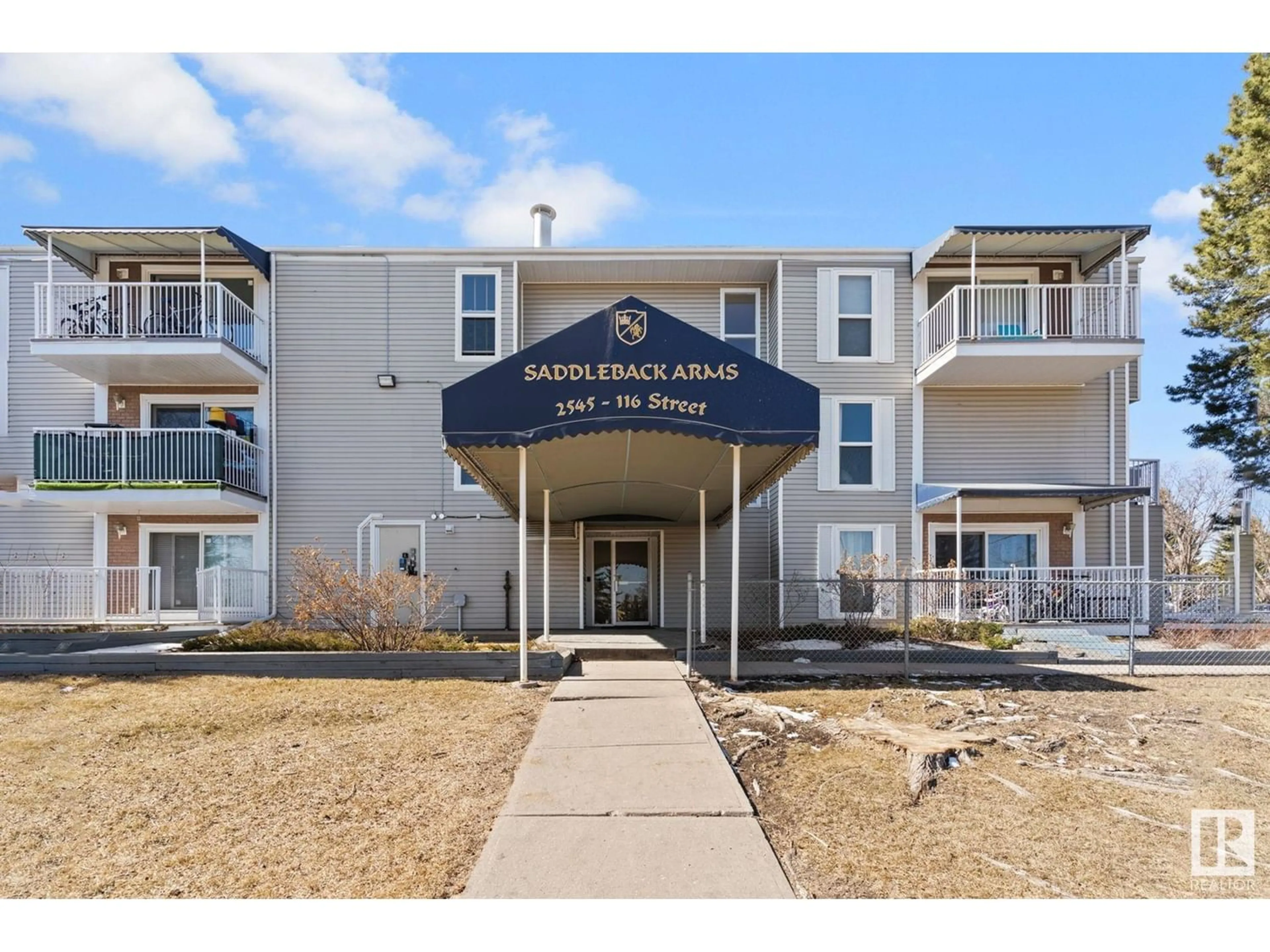 A pic from exterior of the house or condo for #209 2545 116 ST NW, Edmonton Alberta T6J3Z7