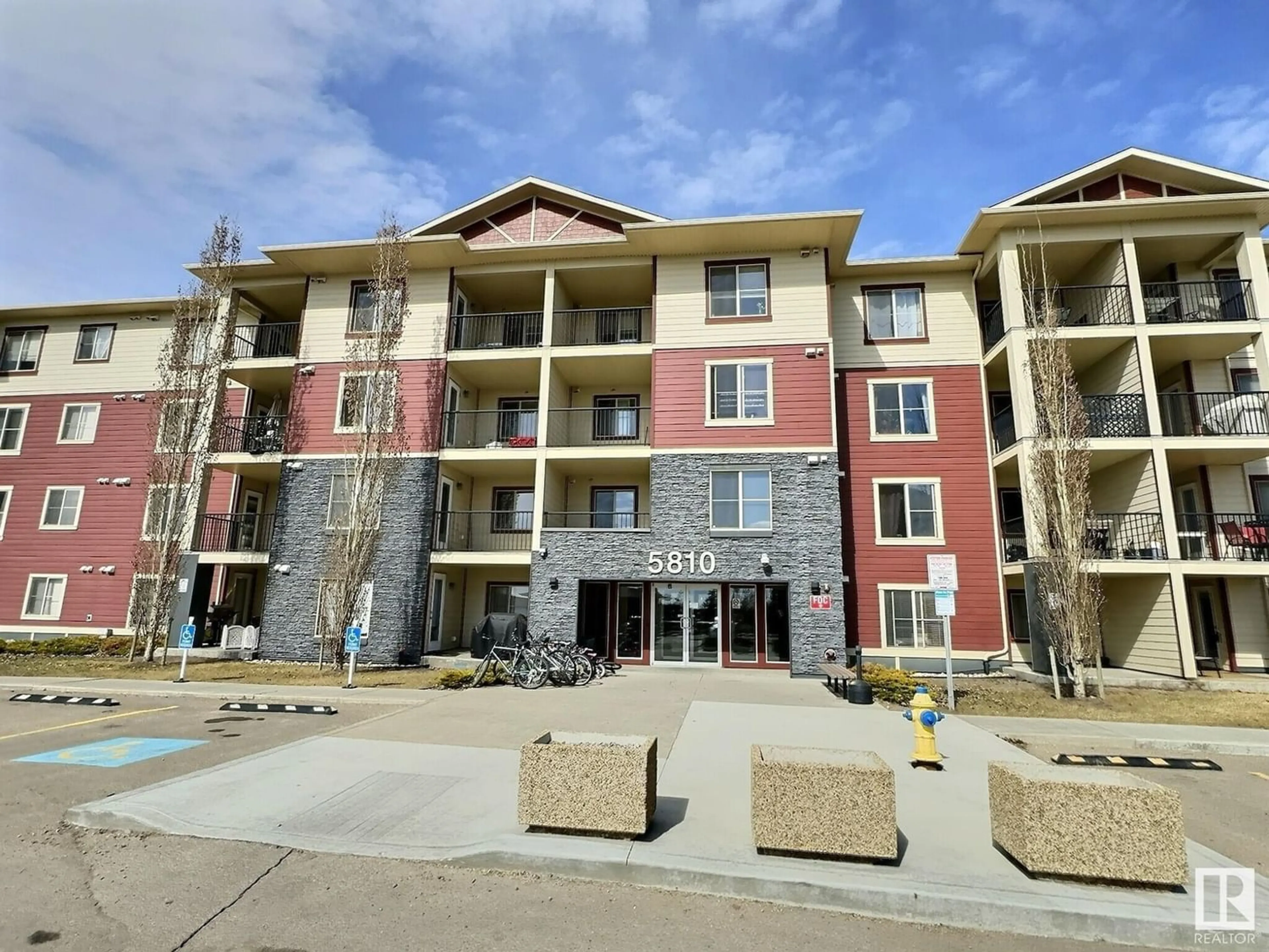 A pic from exterior of the house or condo for #116 5810 MULLEN PL NW, Edmonton Alberta T6R0W3