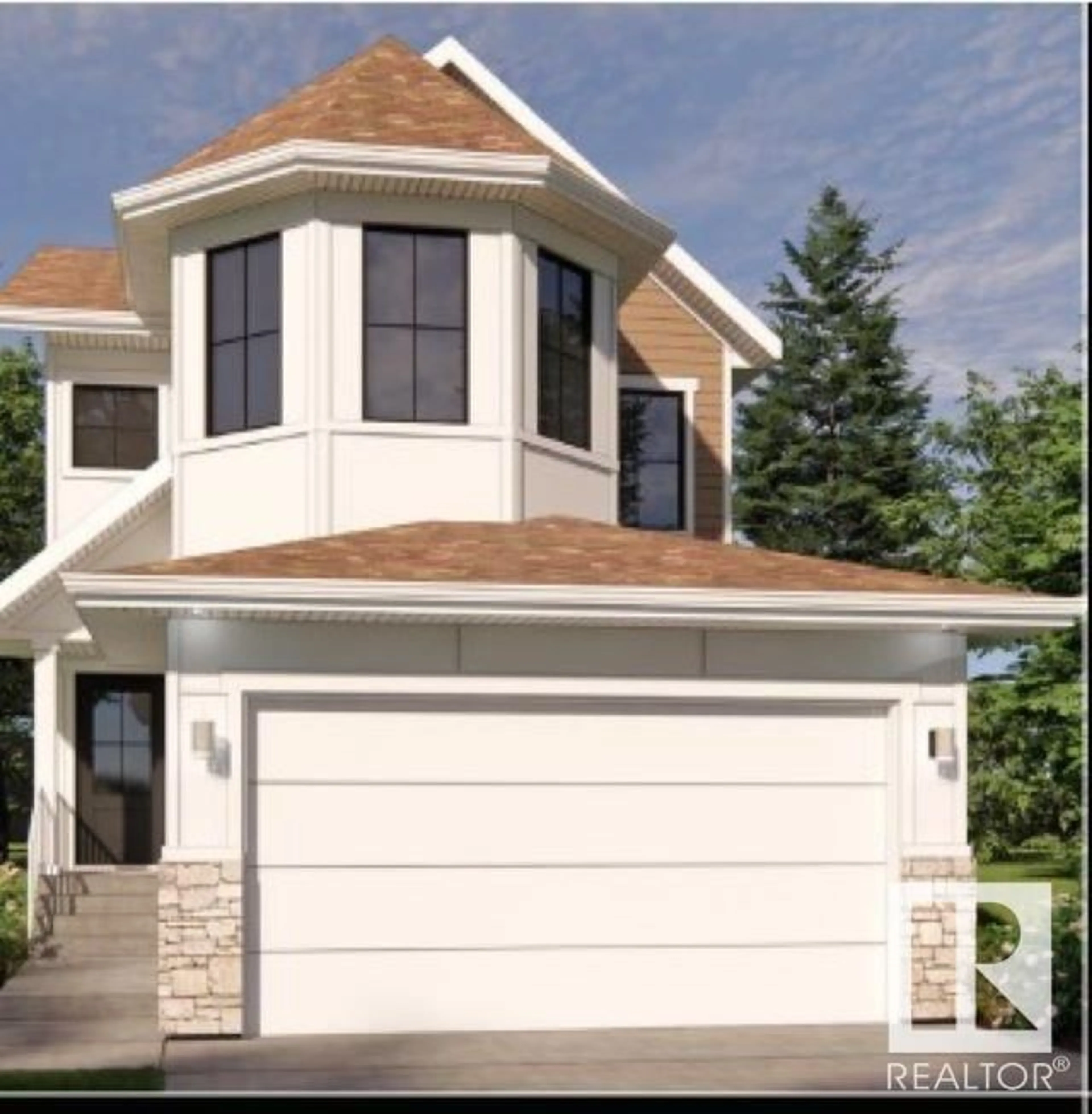 Home with vinyl exterior material for 93 Royal ST, St. Albert Alberta T8N7X4