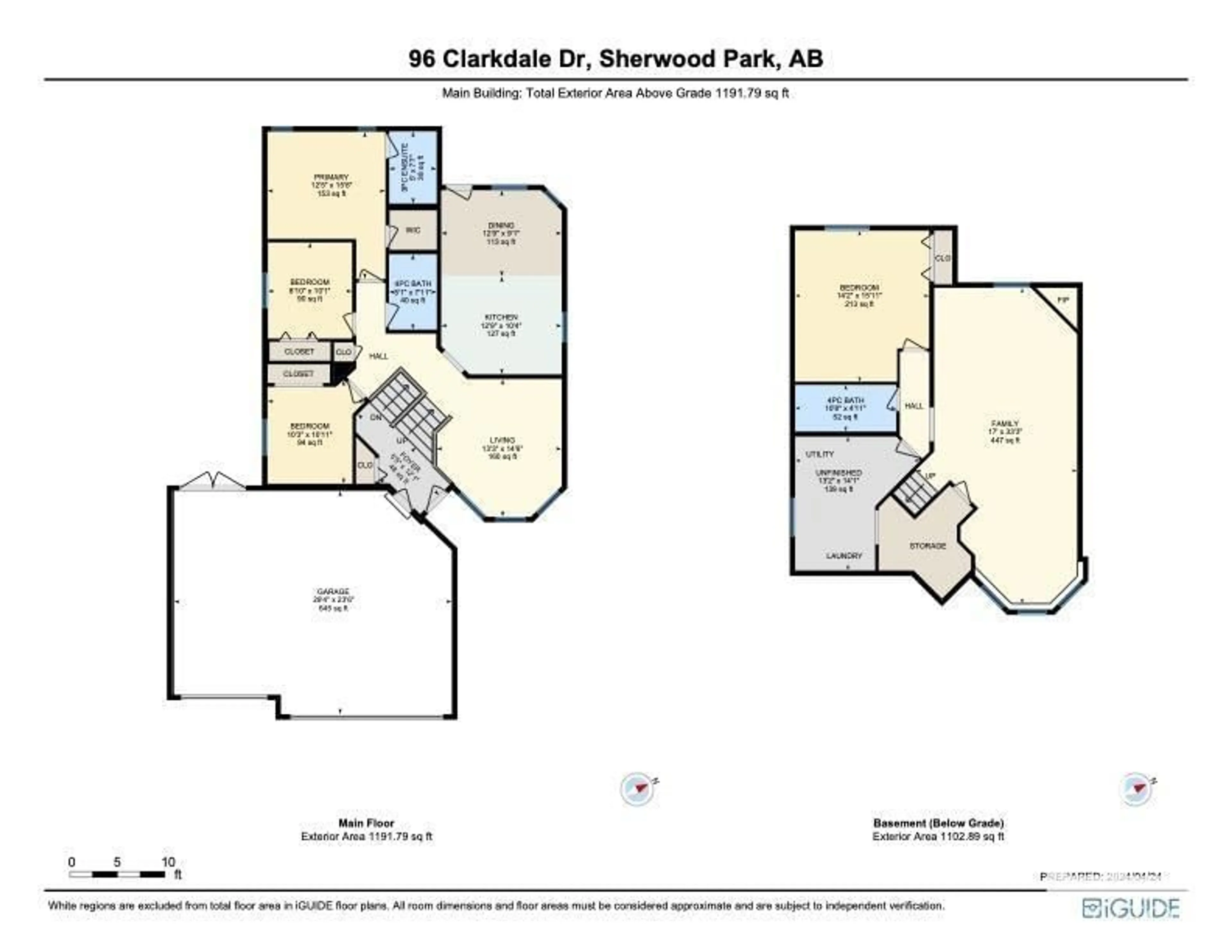 Floor plan for 96 CLARKDALE DR, Sherwood Park Alberta T8H2J7
