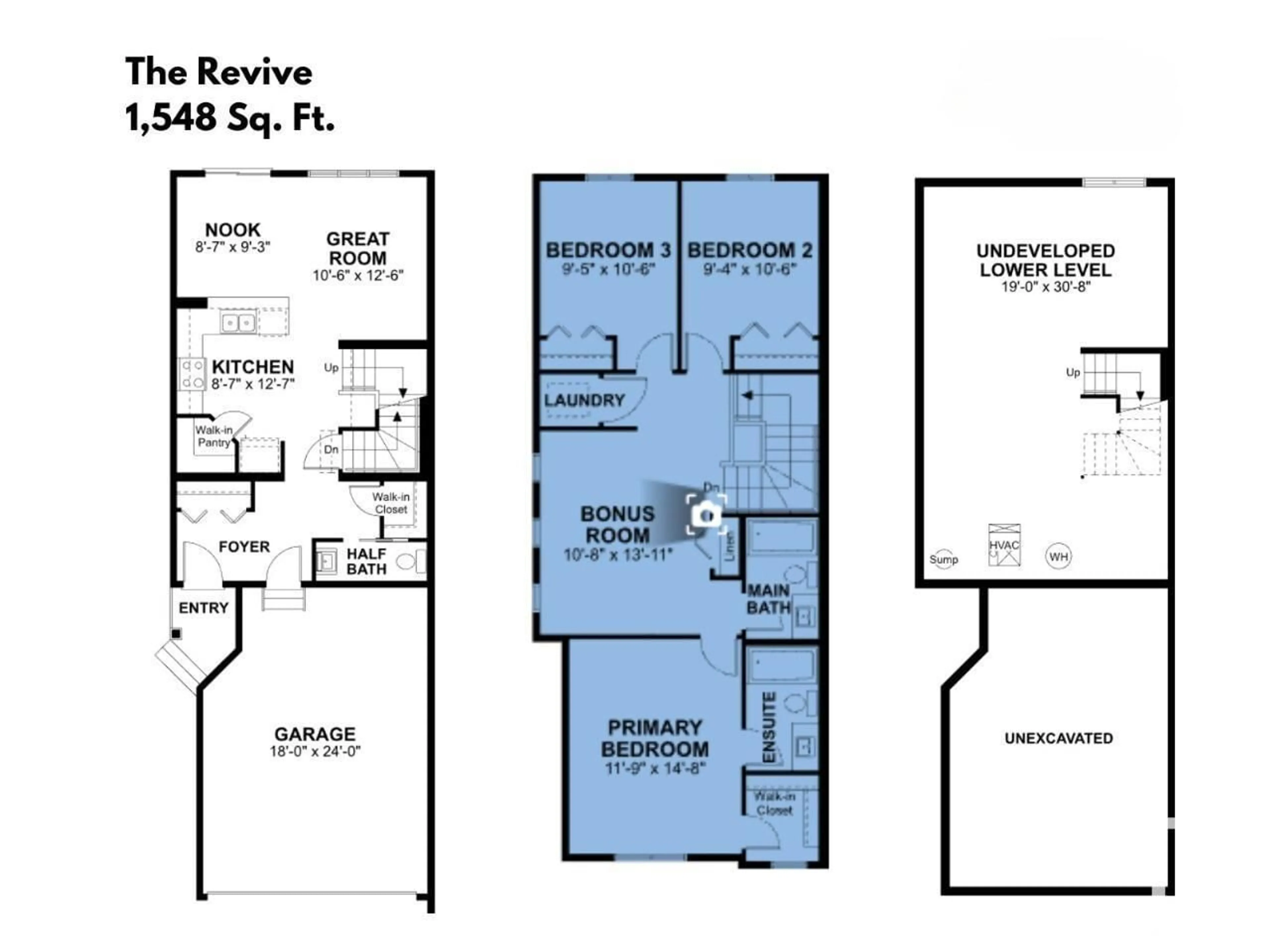 Floor plan for 54 SPRINGBROOK WD, Spruce Grove Alberta T7X0L4