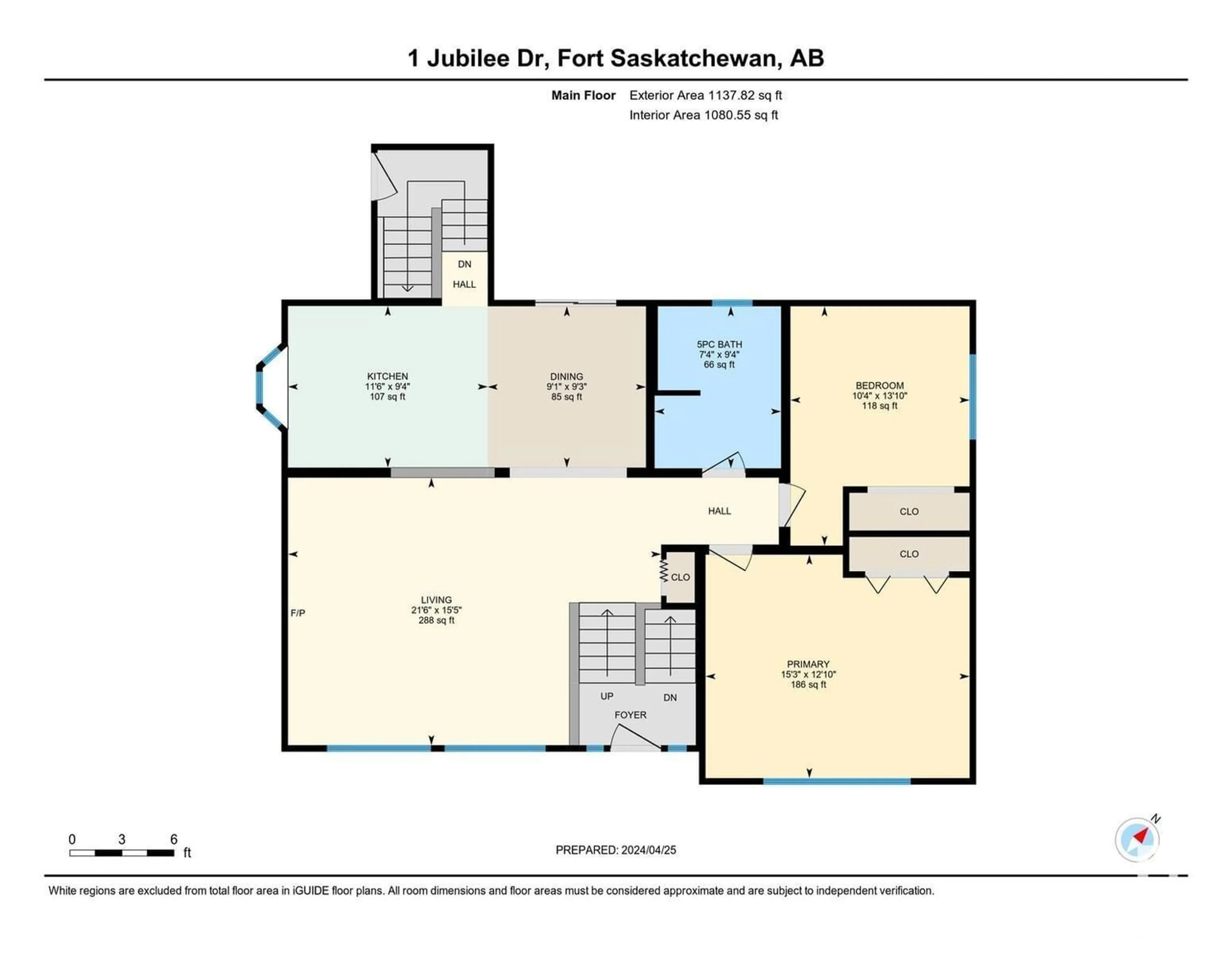 Floor plan for 1 JUBILEE DR, Fort Saskatchewan Alberta T8L2L8