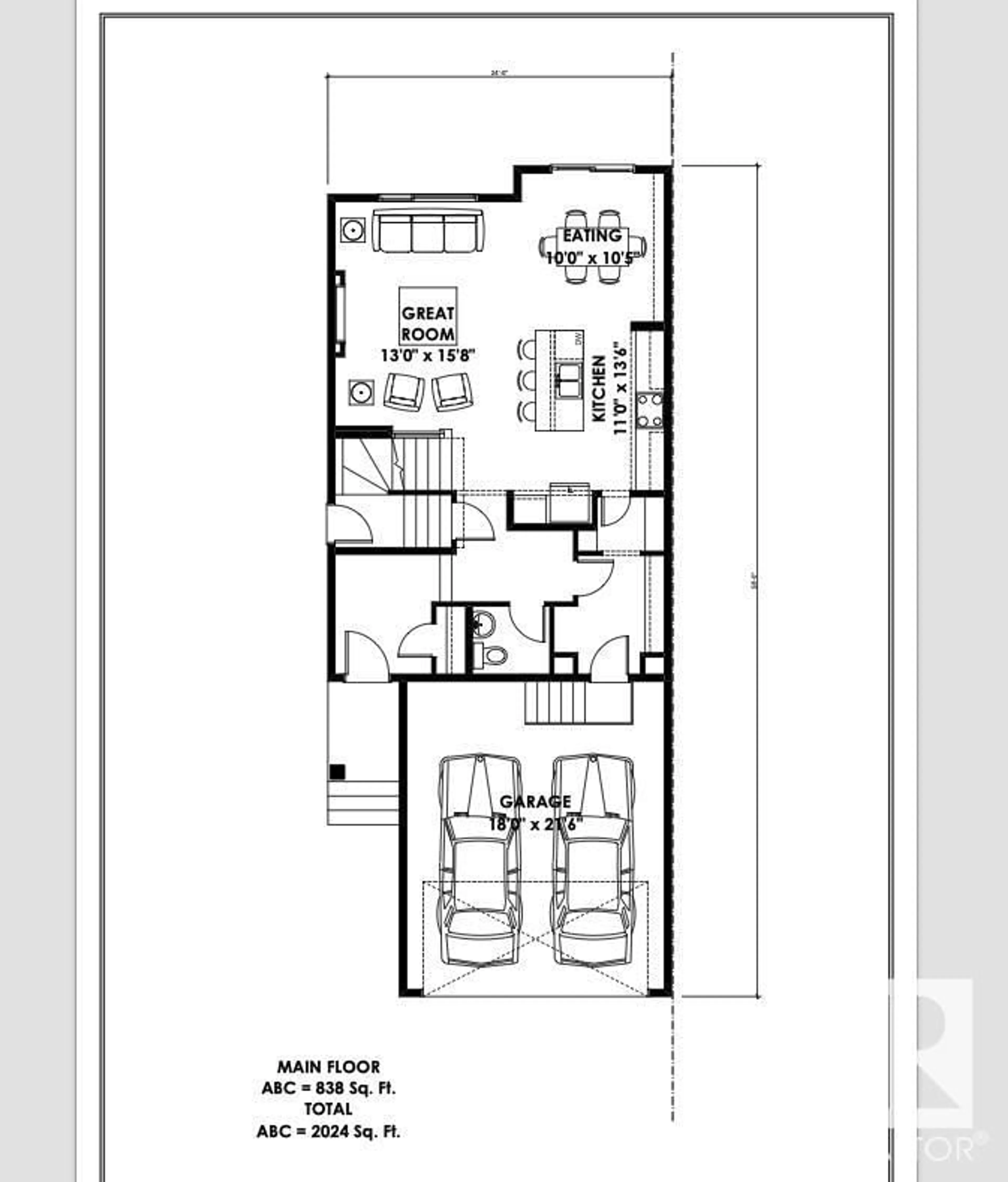 Floor plan for 139 Stonehouse WY, Leduc Alberta T9E1R1