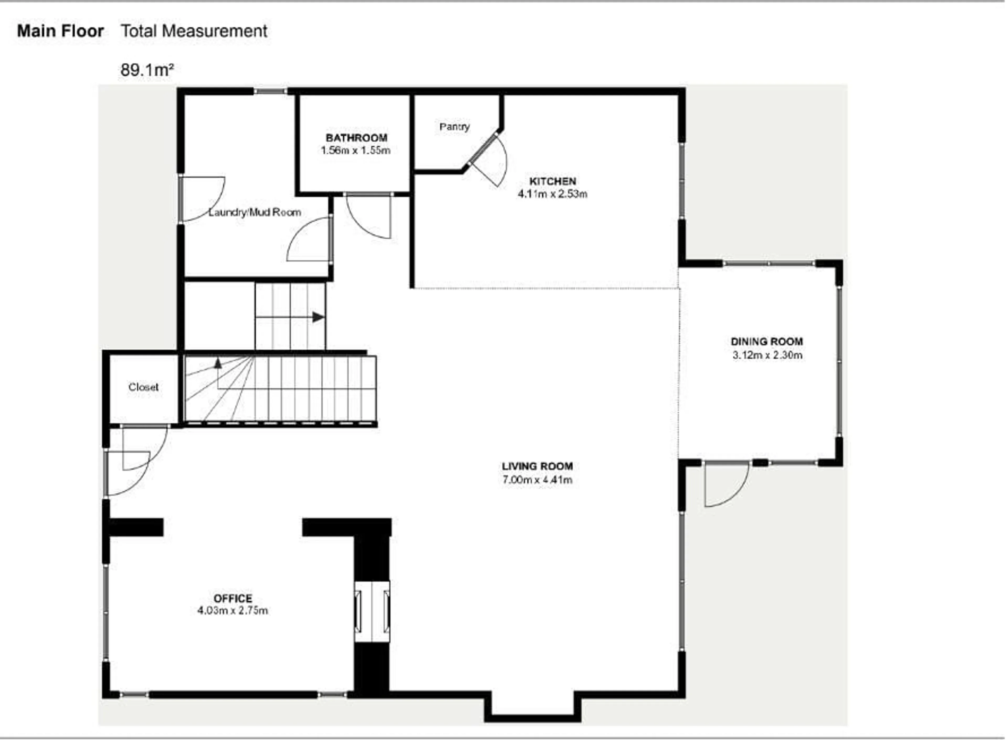 Floor plan for 1304 84 ST SW, Edmonton Alberta T6X1M6