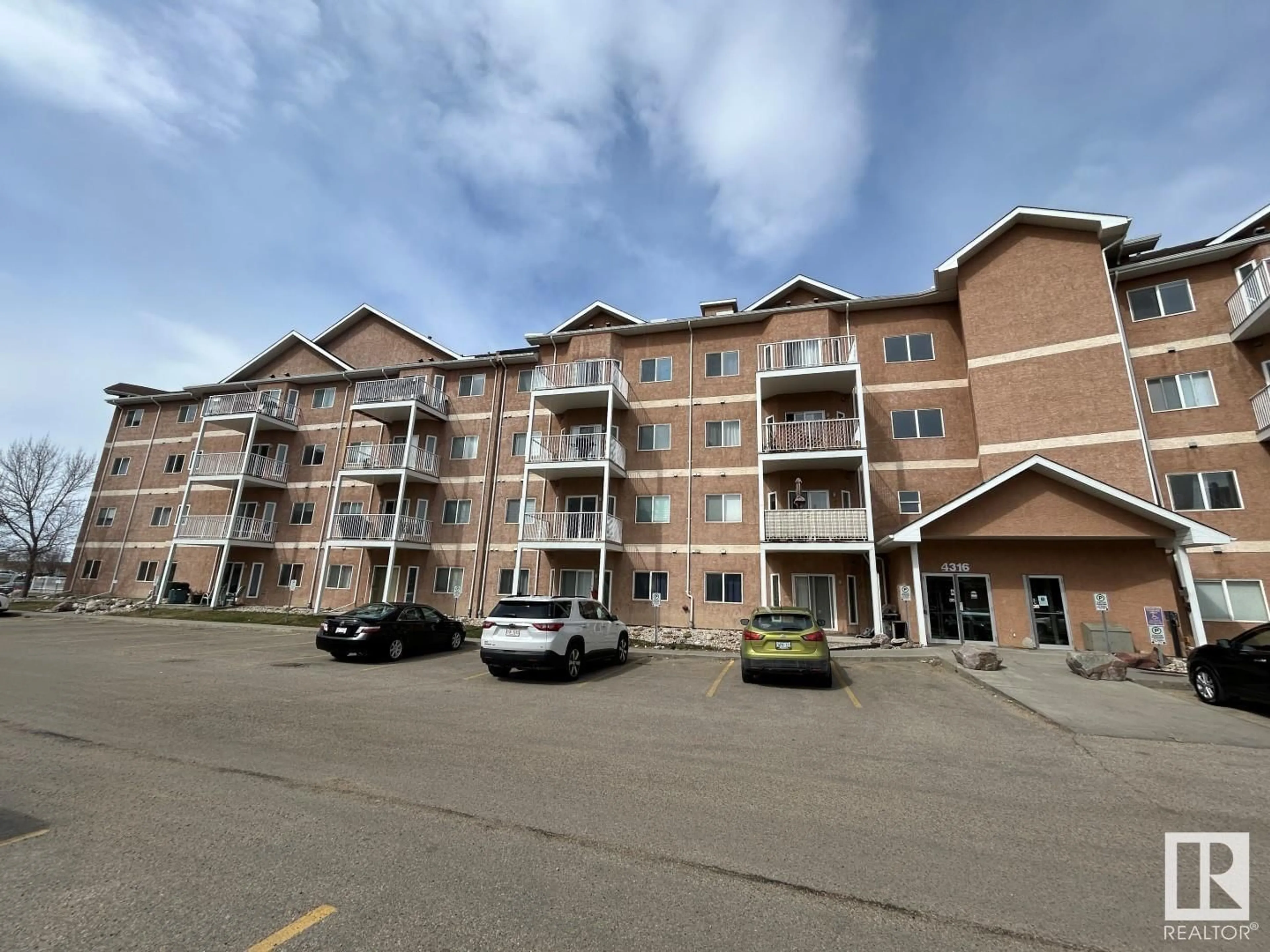 A pic from exterior of the house or condo for #412 4316 139 AV NW, Edmonton Alberta T5Y0L1