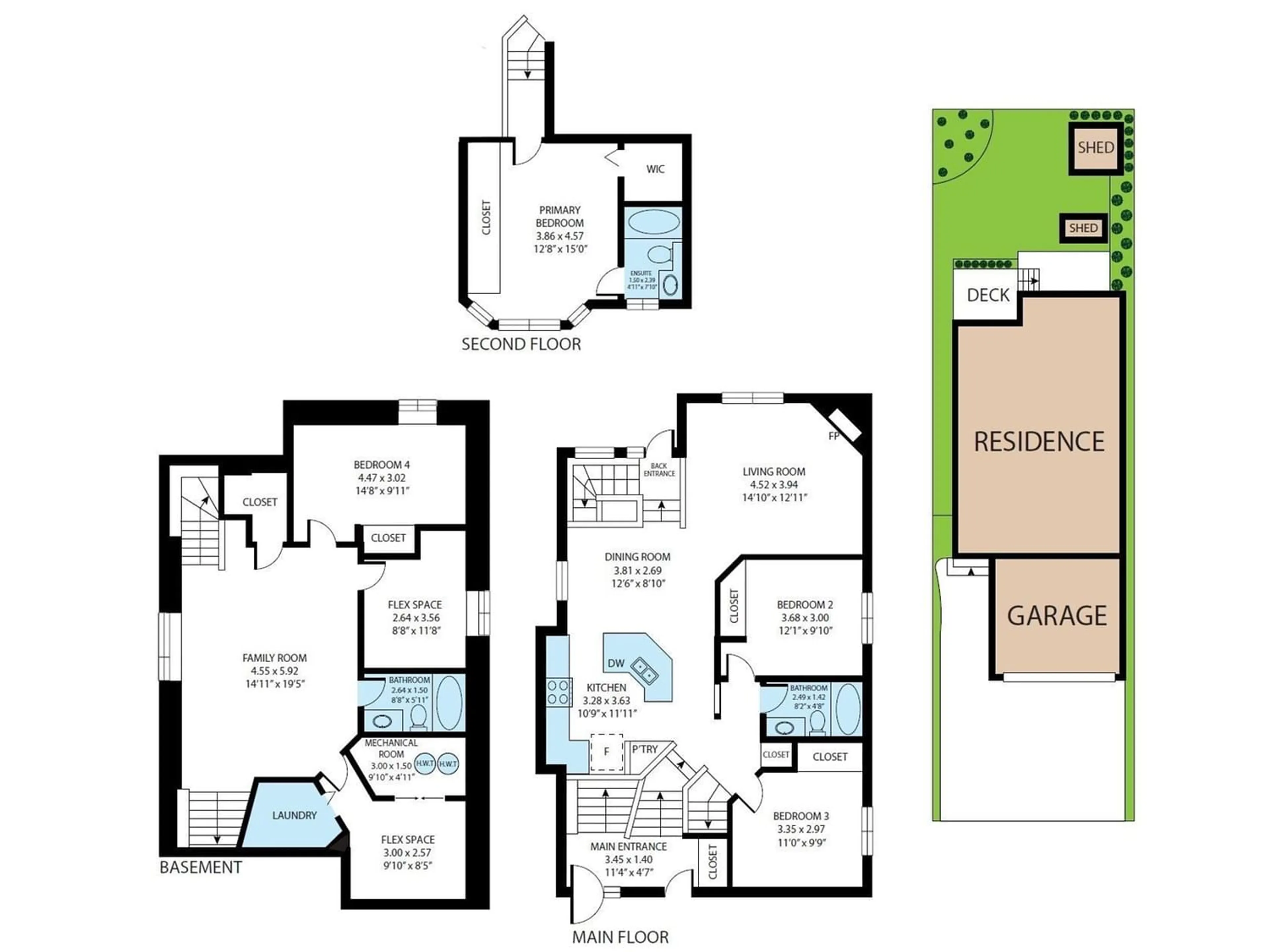 Floor plan for 3775 21 ST NW, Edmonton Alberta T6T1R5