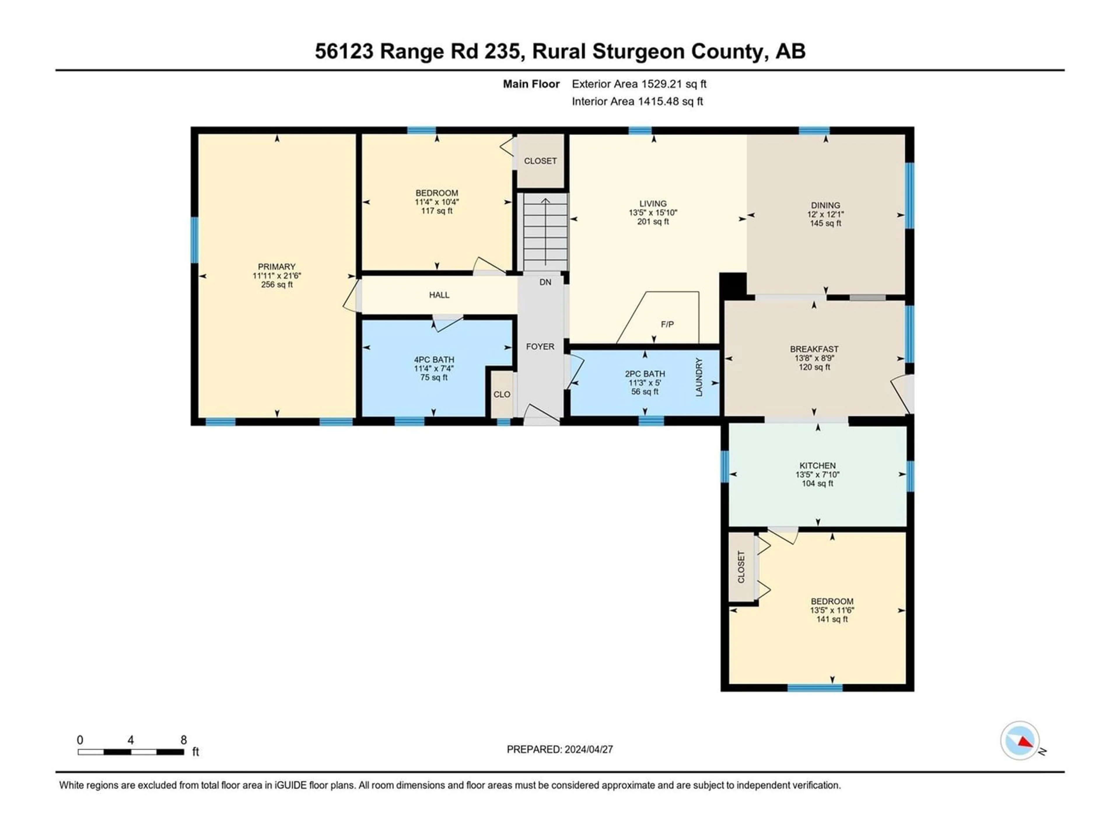 Floor plan for 56123 RGE RD 235, Rural Sturgeon County Alberta T0A0K0