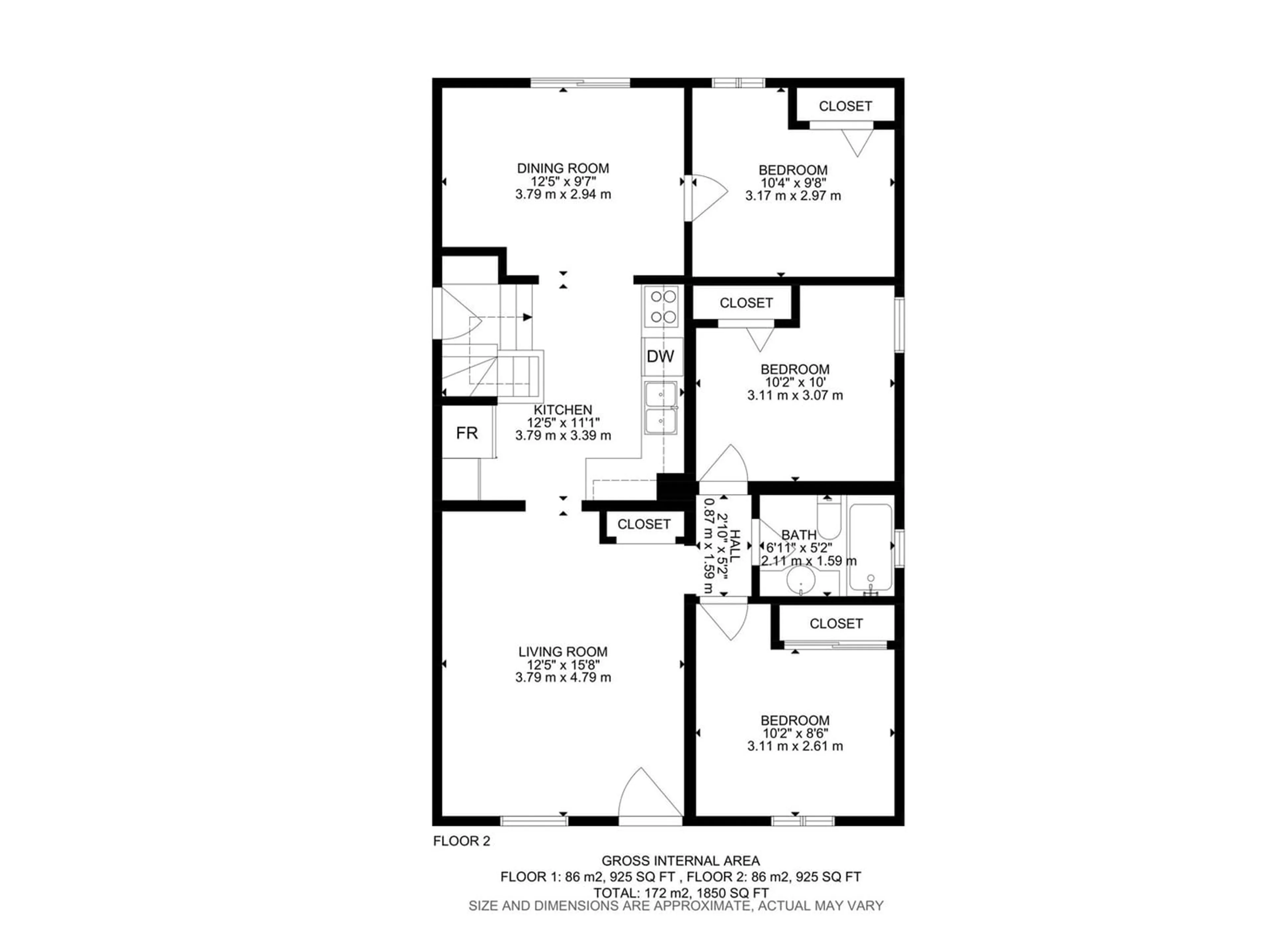 Floor plan for 11424 85 ST NW, Edmonton Alberta T5B3C9