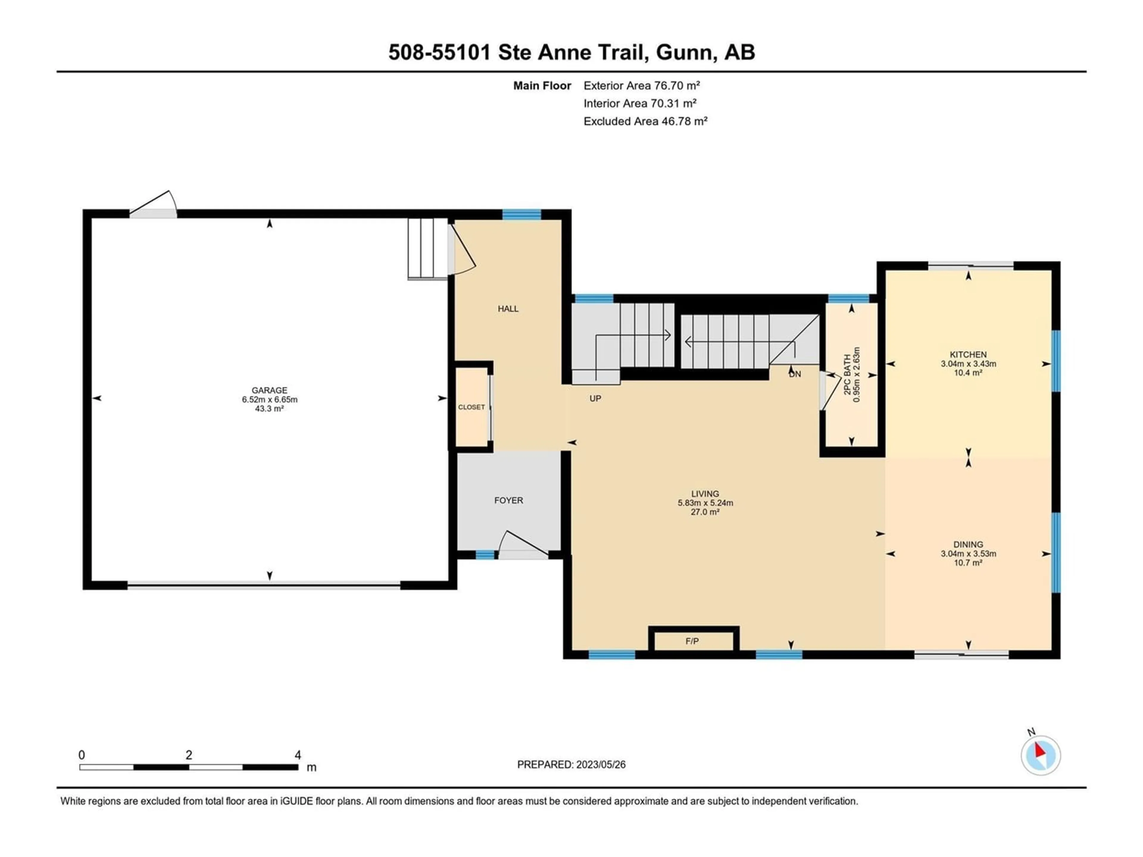 Floor plan for 508 55101 Ste Anne TR, Rural Lac Ste. Anne County Alberta T0E1A1