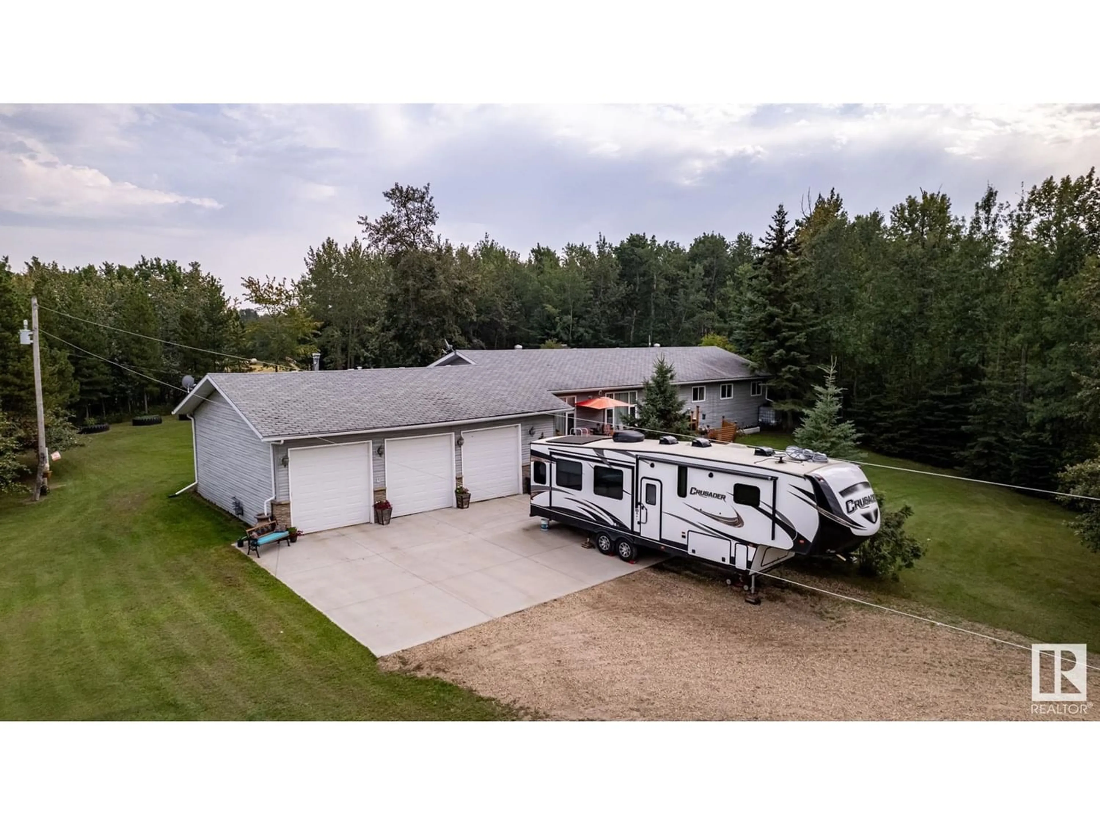 Frontside or backside of a home for 553015 Range Road 202, Rural Lamont County Alberta T0B0S0