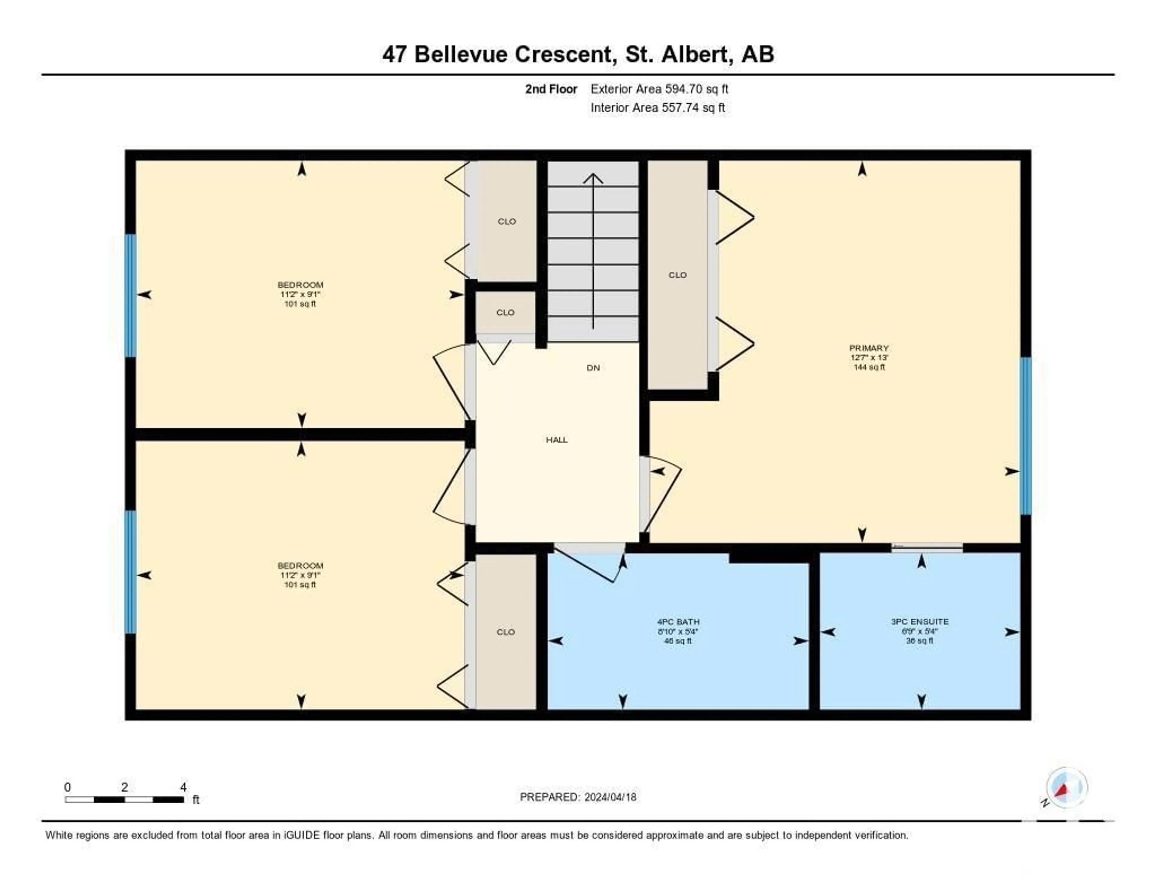 Floor plan for 47 BELLEVUE CR, St. Albert Alberta T8N0A5