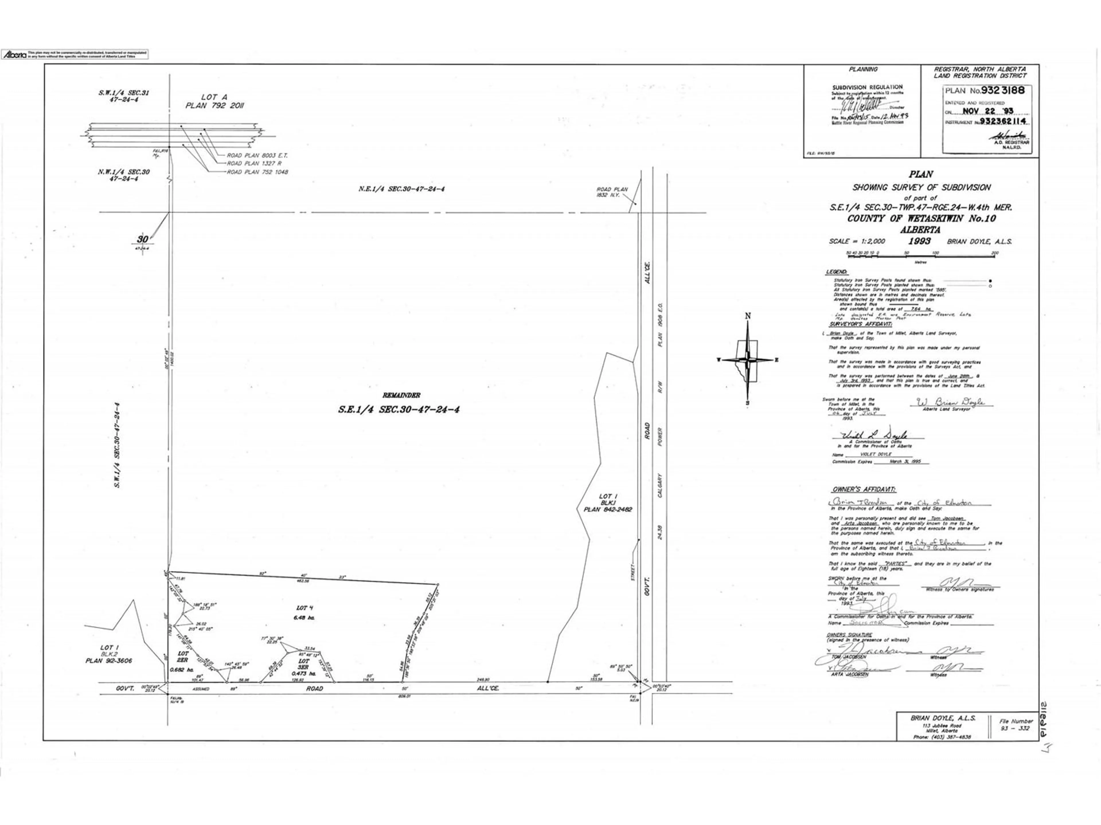 Floor plan for 245008 TWP RD 474, Rural Wetaskiwin County Alberta T0C1Z0