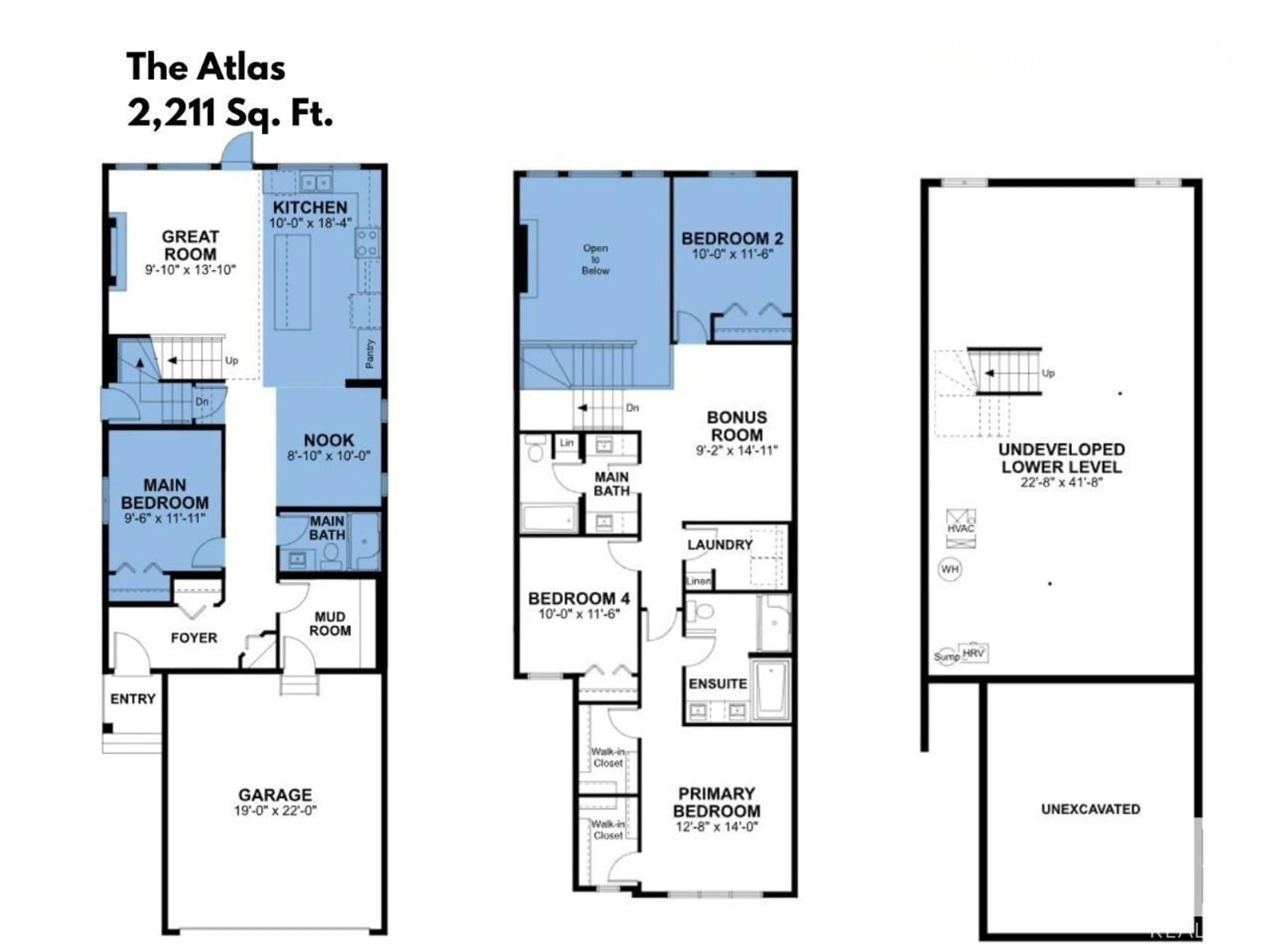Floor plan for 658 KINGLET BV NW, Edmonton Alberta T5S0S8