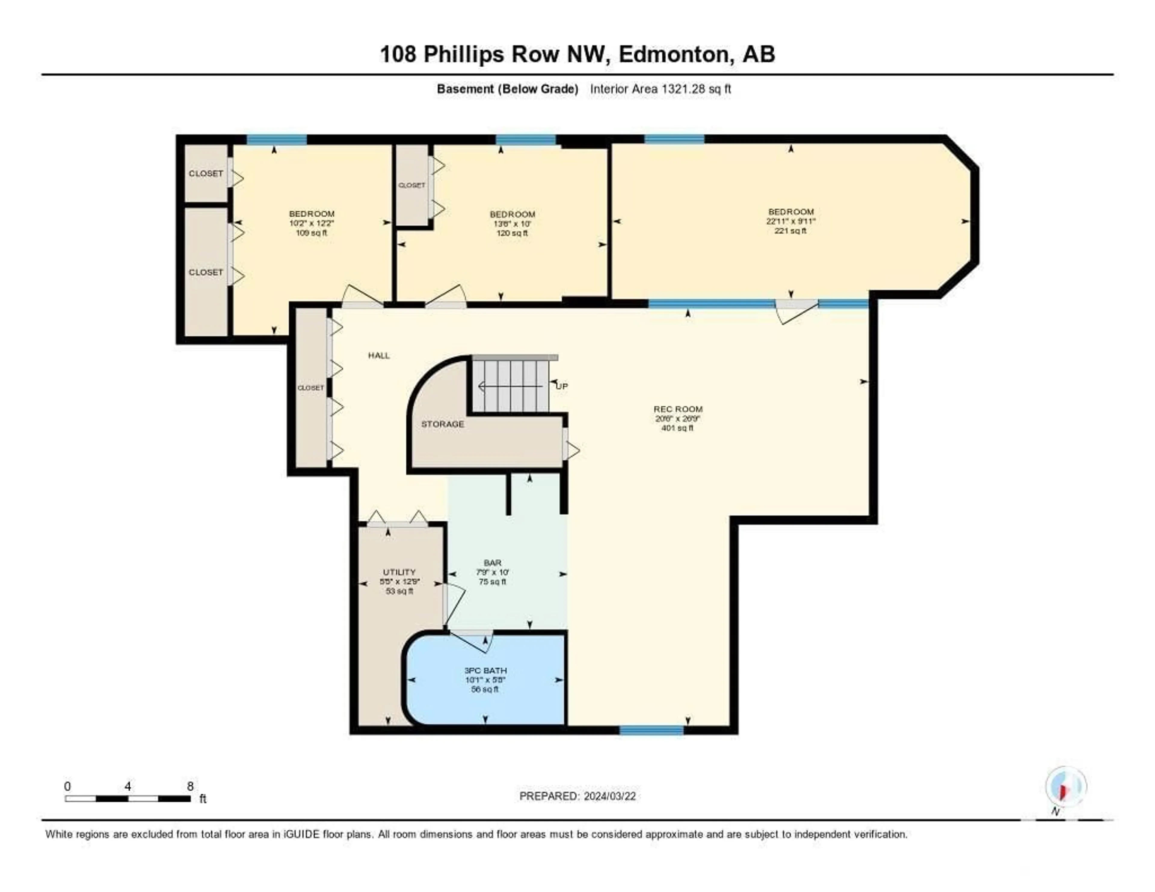 Floor plan for 108 PHILLIPS RO NW, Edmonton Alberta T5T5Y3