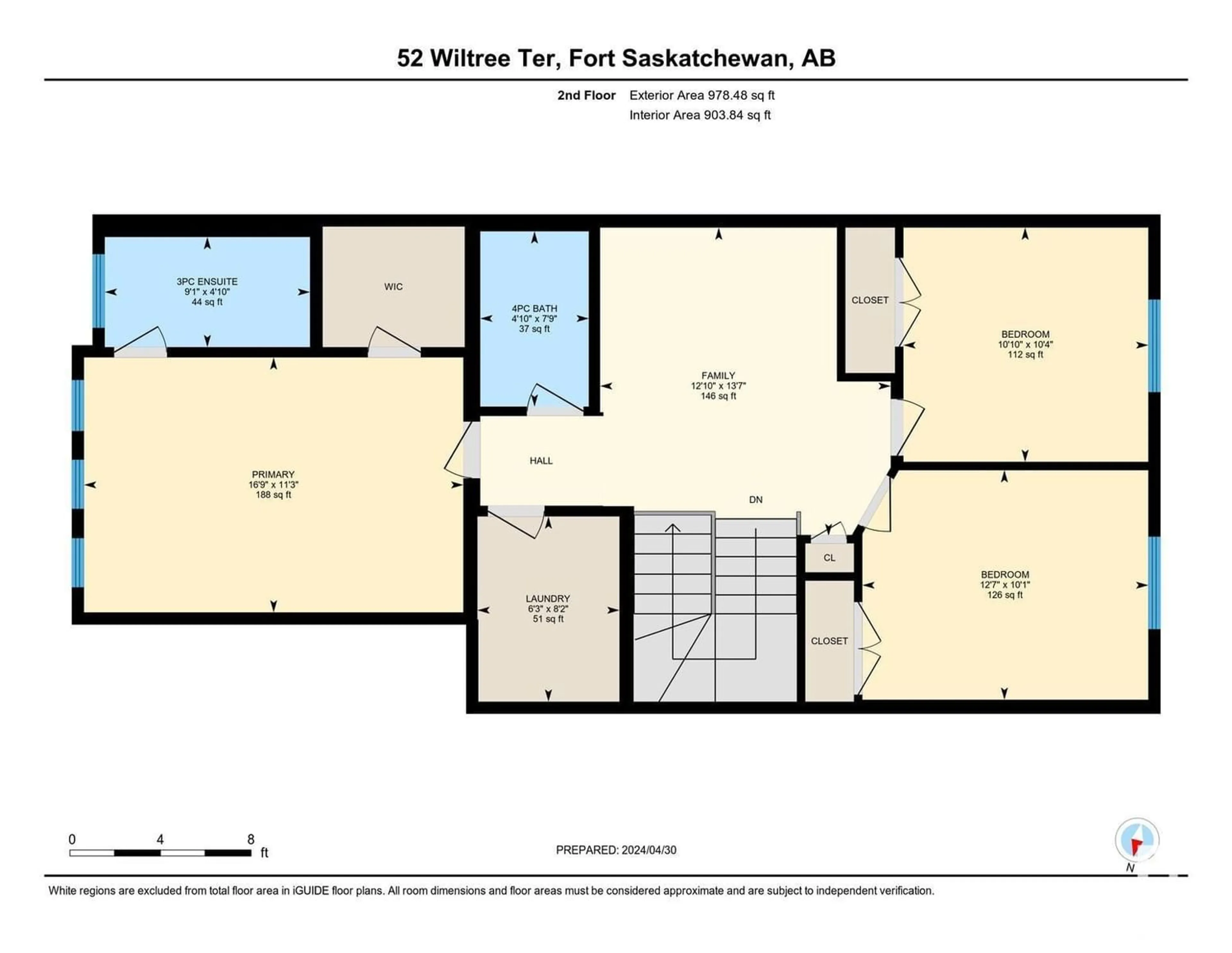Floor plan for 52 WILTREE TC, Fort Saskatchewan Alberta T8L0X6
