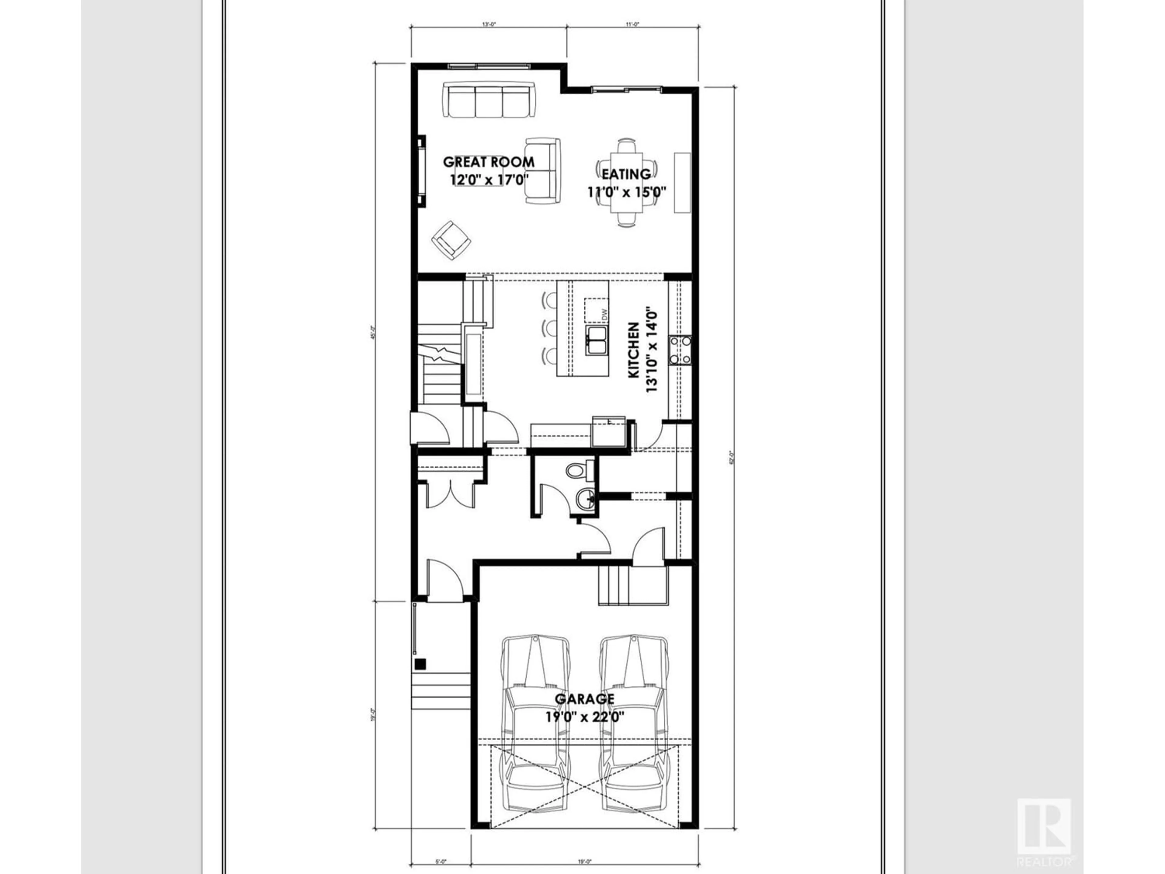 Floor plan for 8409 228A ST NW NW, Edmonton Alberta T5T4A3
