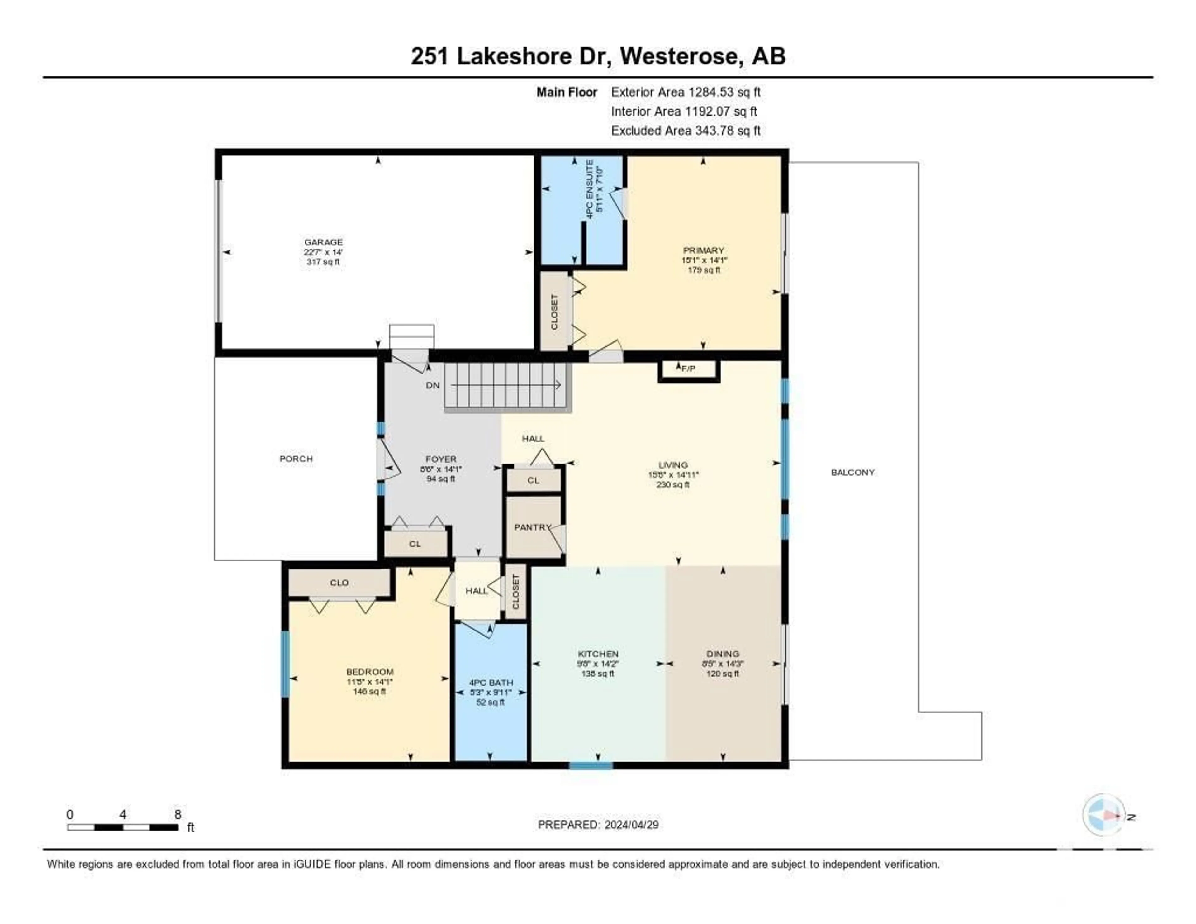 Floor plan for 251 Lakeshore Dr, Rural Wetaskiwin County Alberta T0C2V0