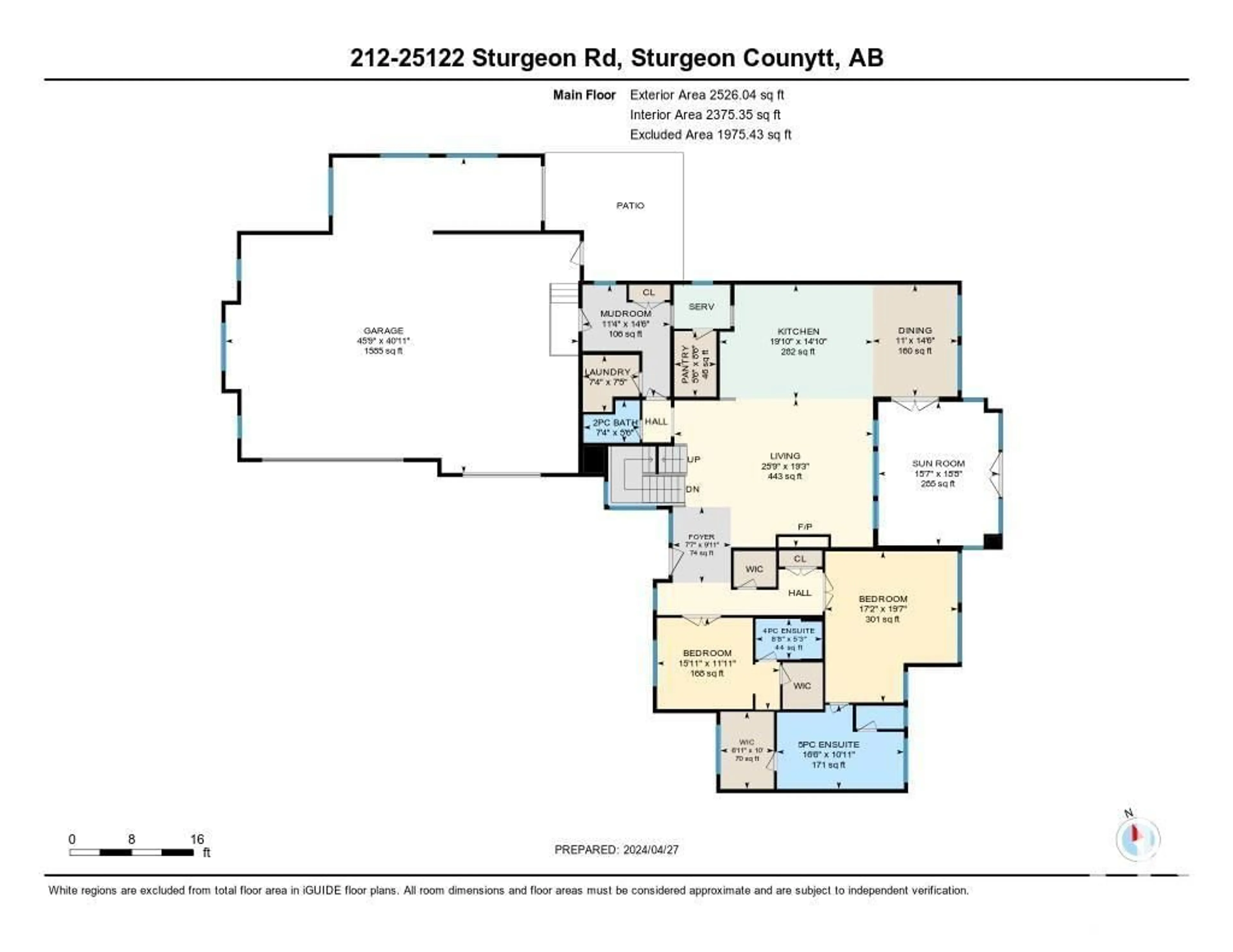 Floor plan for 212 25122 STURGEON ROAD, Rural Sturgeon County Alberta T8T1S6