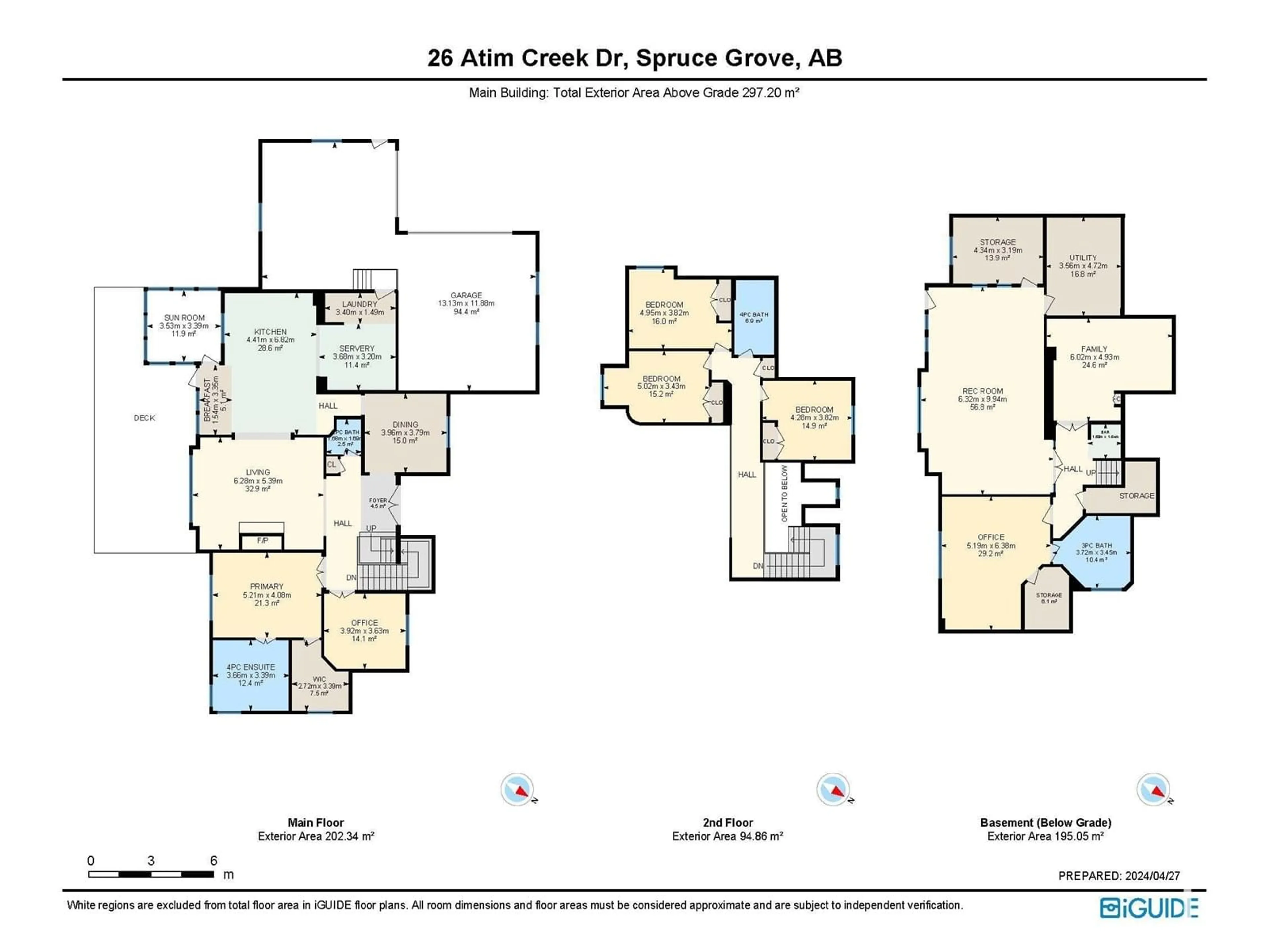 Floor plan for #26 53305 RGE RD 273, Rural Parkland County Alberta T7X3N3