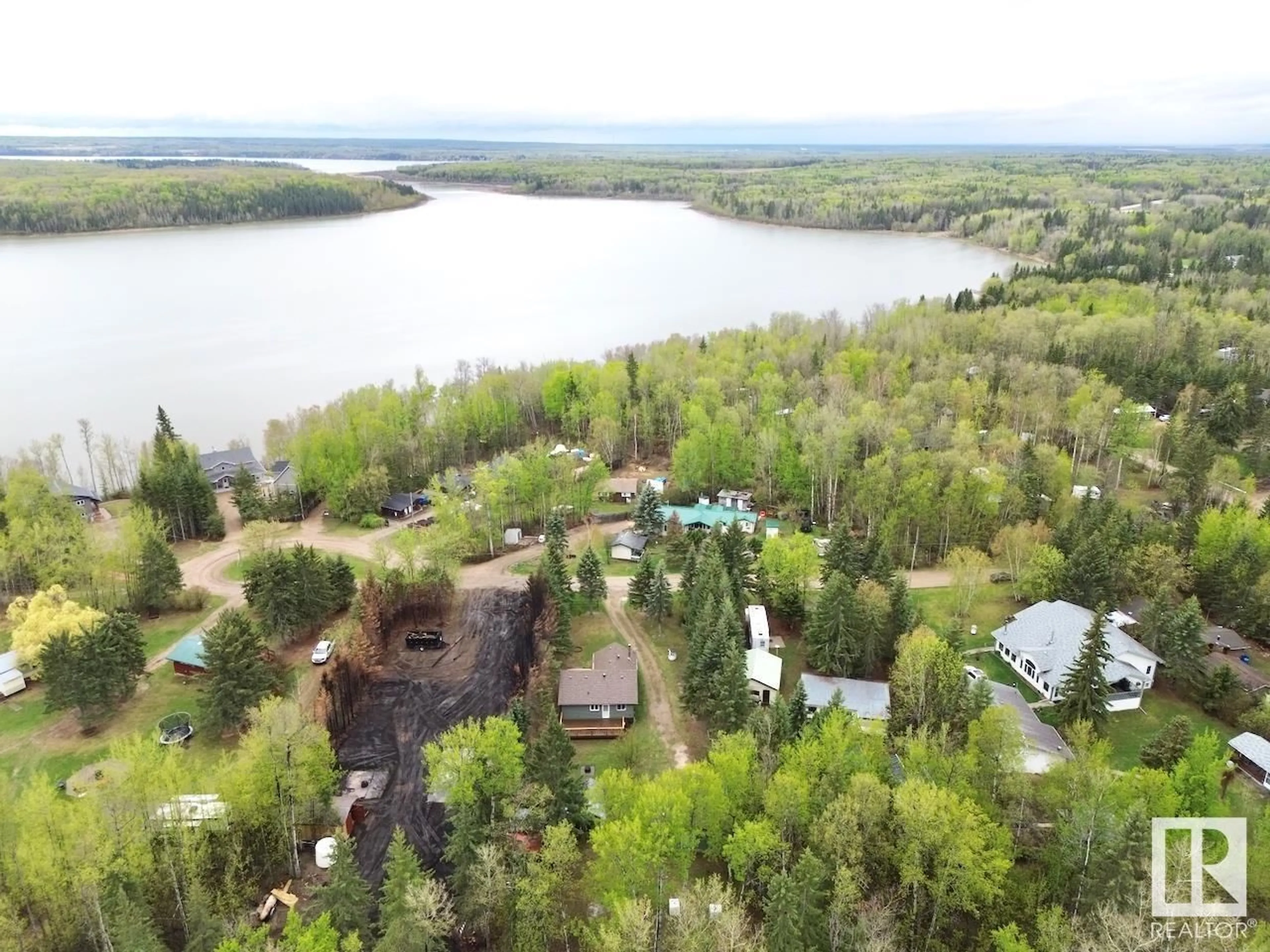 A pic from exterior of the house or condo, the view of lake or river for 226A Lenard Road Pickerel Point SKELETON, Rural Athabasca County Alberta T0A0M0