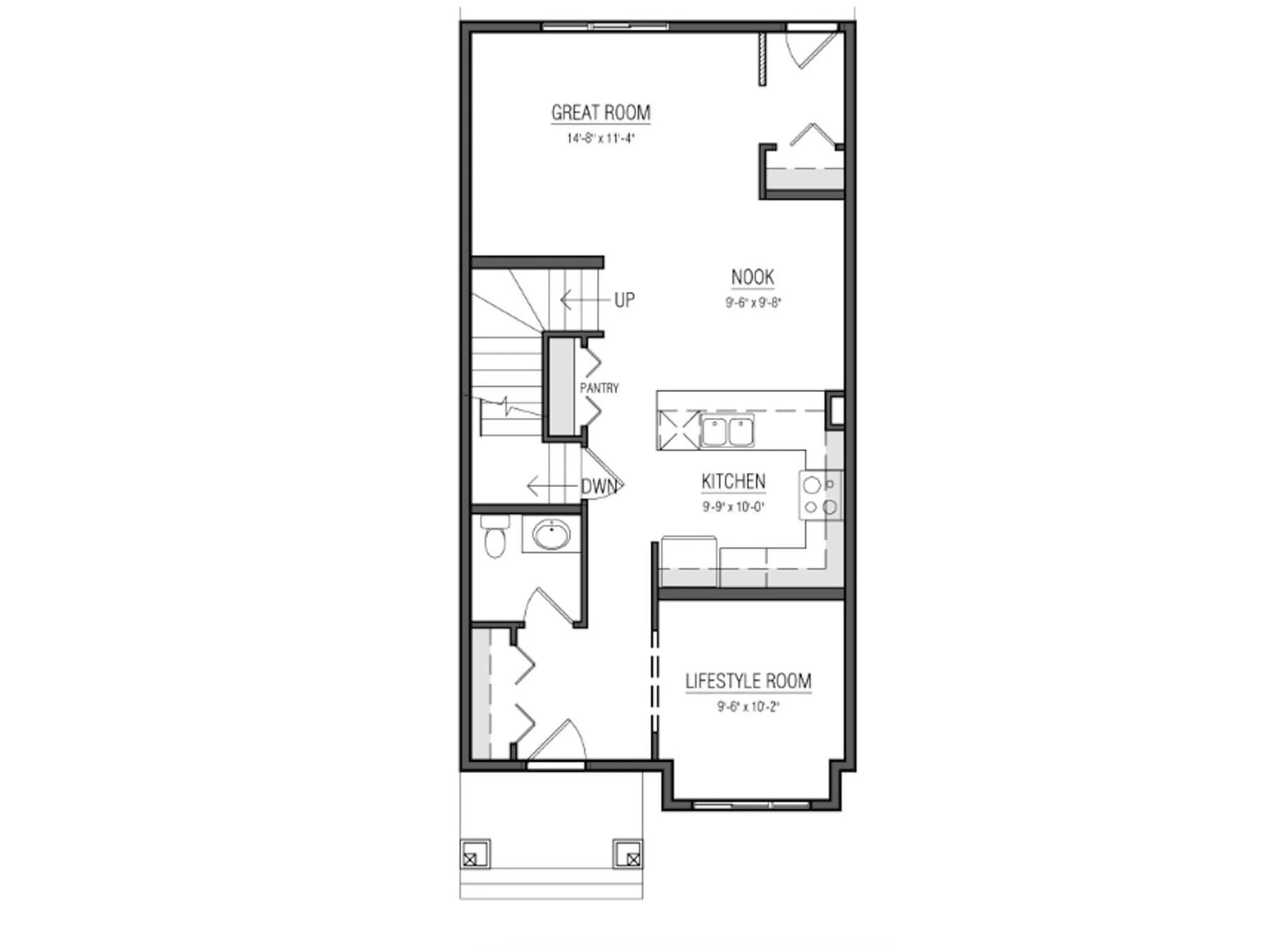 Floor plan for 3655 214 ST NW, Edmonton Alberta T6M1S3