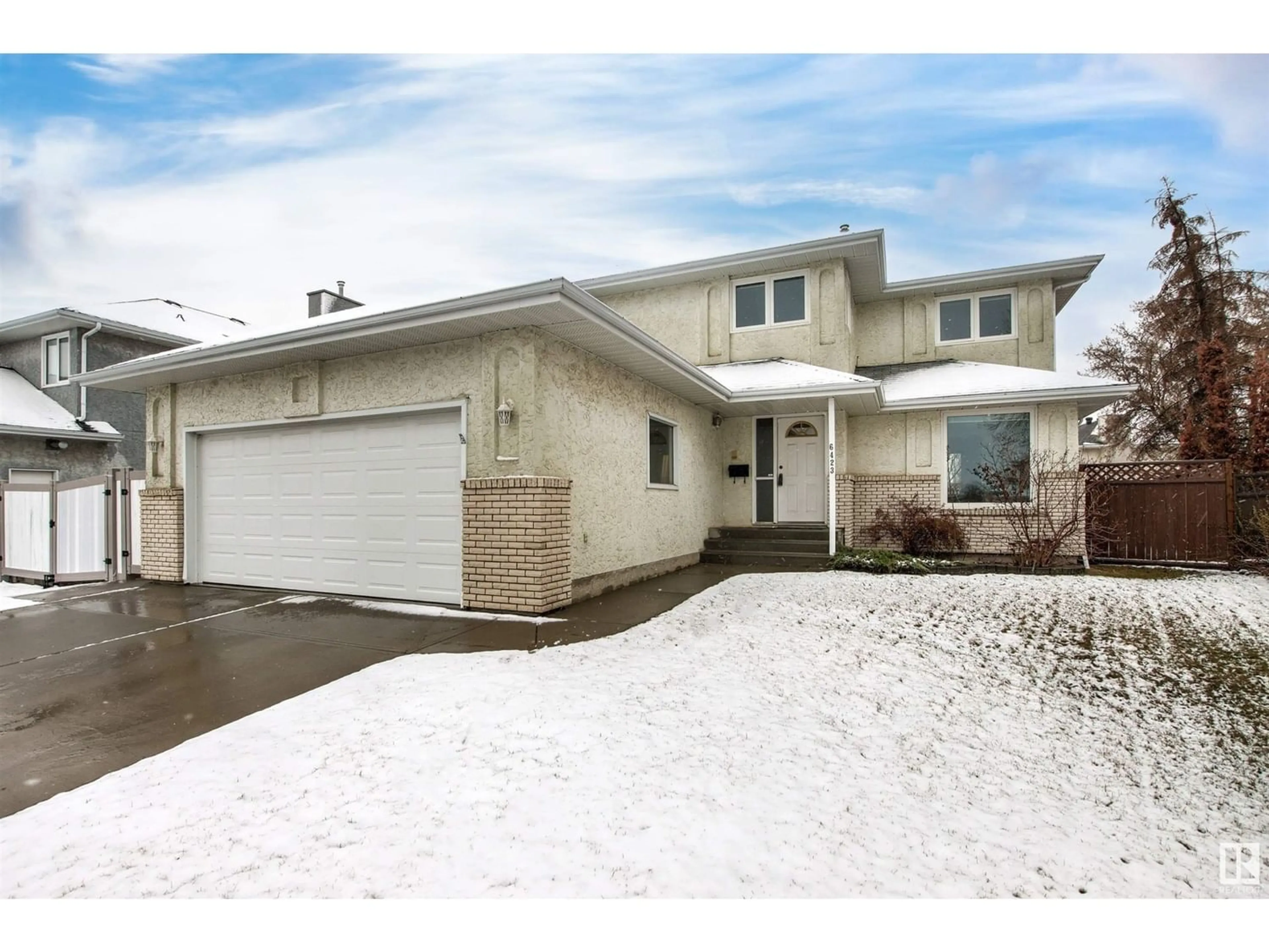 Frontside or backside of a home for 6423 157 AV NW, Edmonton Alberta T5Y2N5