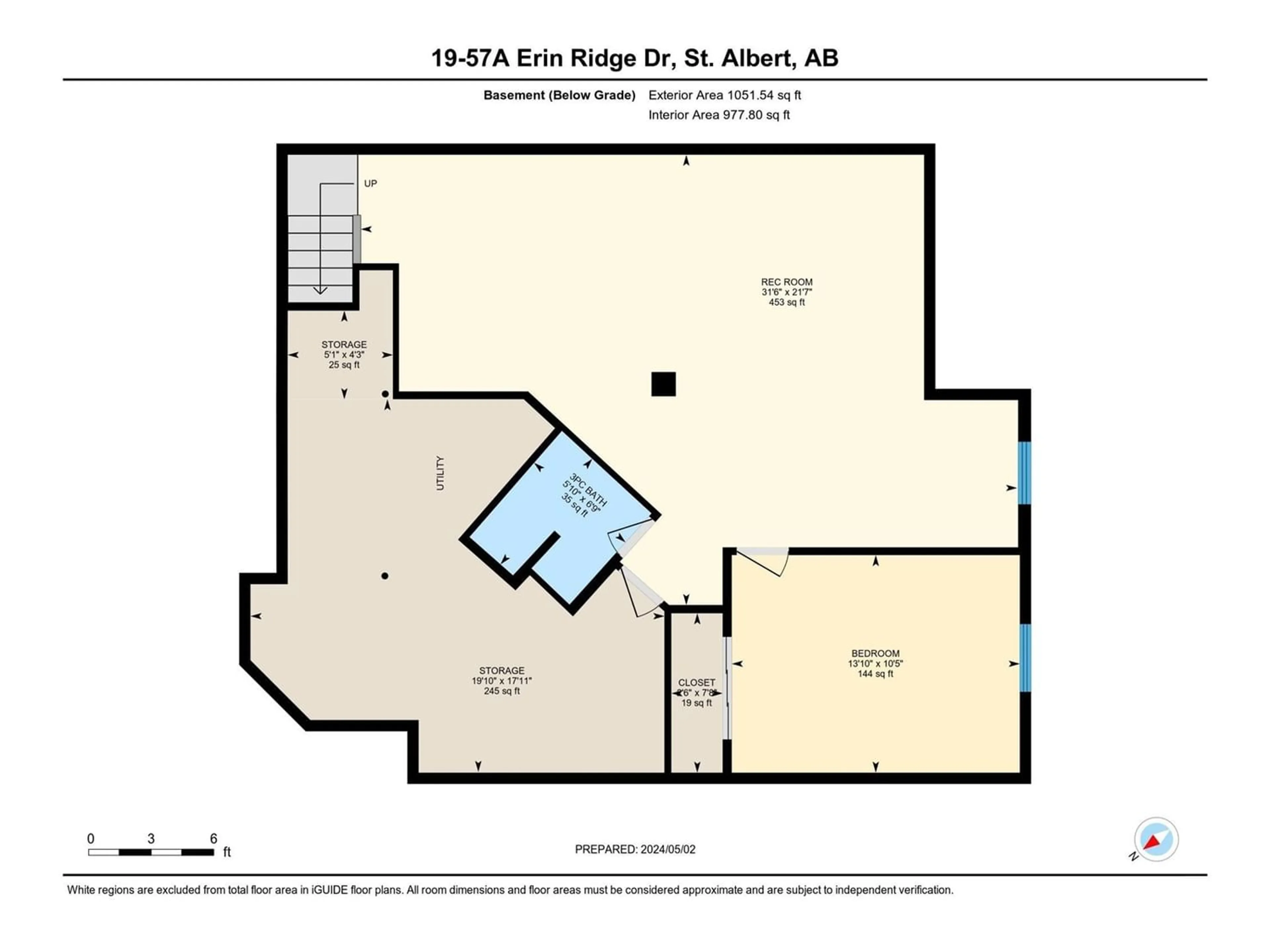 Floor plan for #19 57A ERIN RIDGE DR, St. Albert Alberta T8N6G1