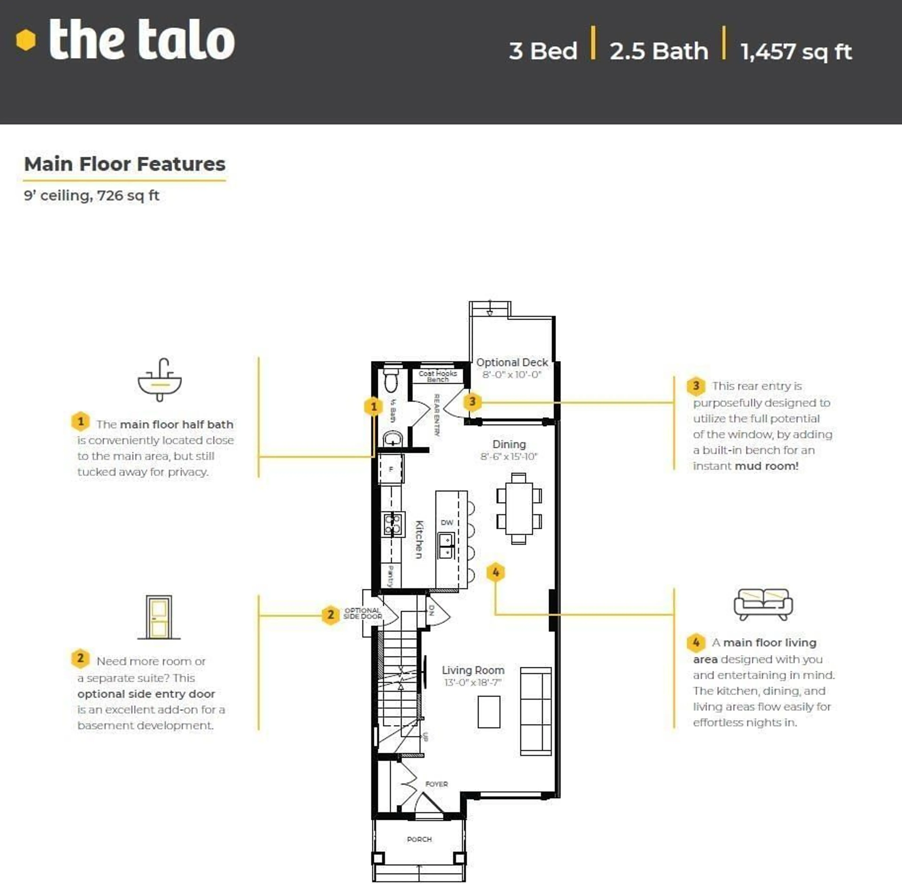 Floor plan for 1344 SISKIN WD NW, Edmonton Alberta X0X0X0