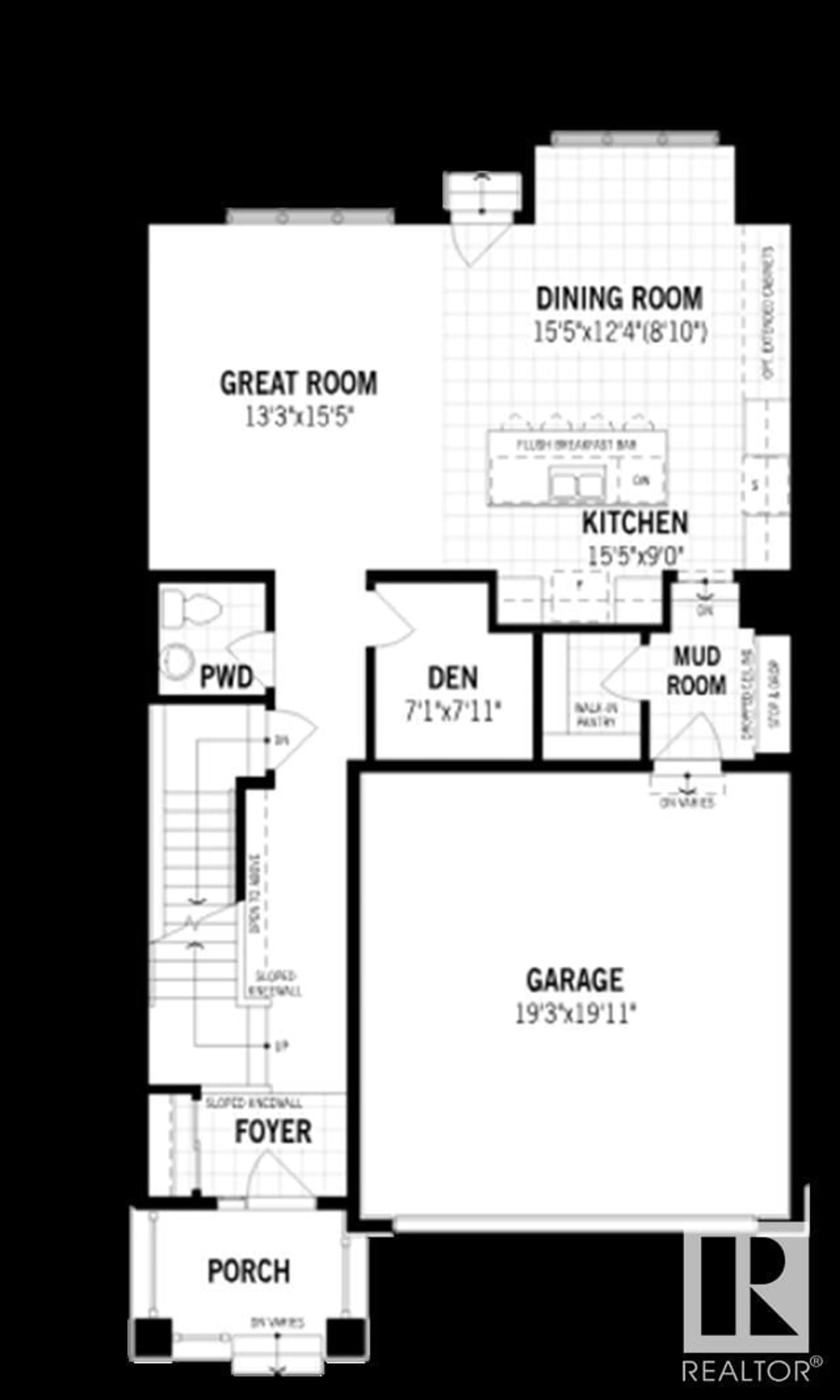 Floor plan for 1071 Stoneside RD, Sherwood Park Alberta T8H3A1