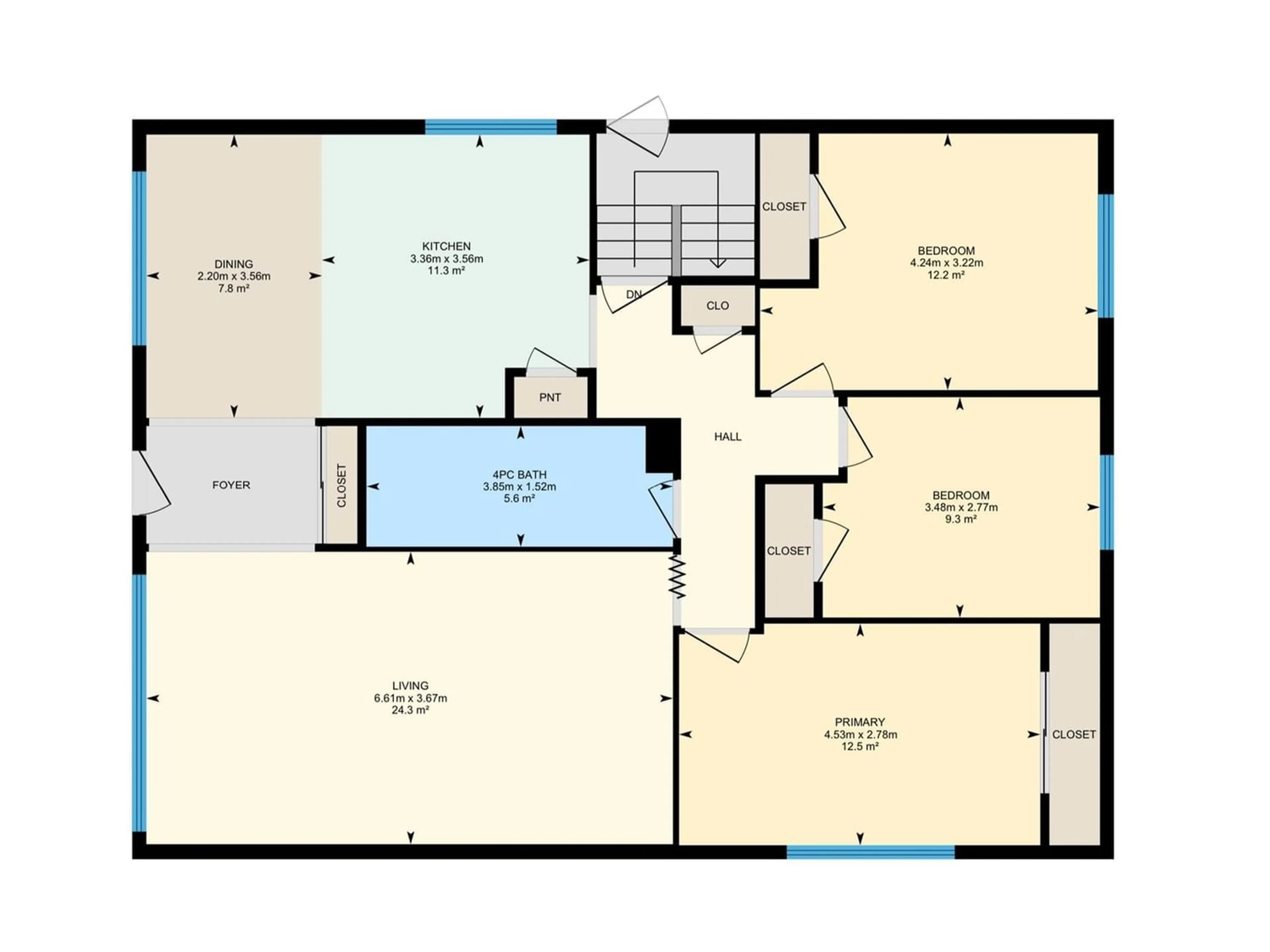 Floor plan for 8111 132 AV NW, Edmonton Alberta T5C2B3