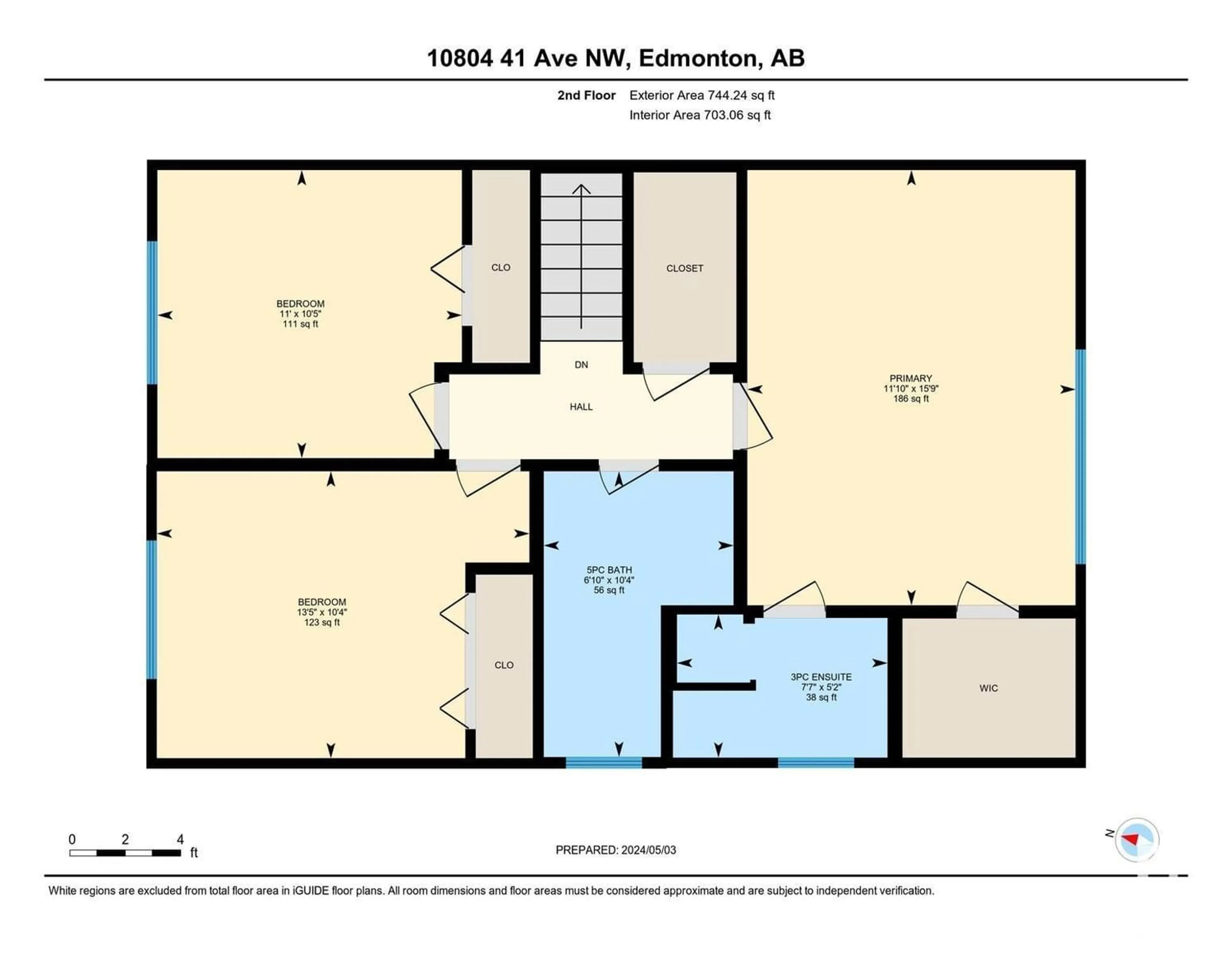 Floor plan for 10804 41 AV NW, Edmonton Alberta T6J2S1