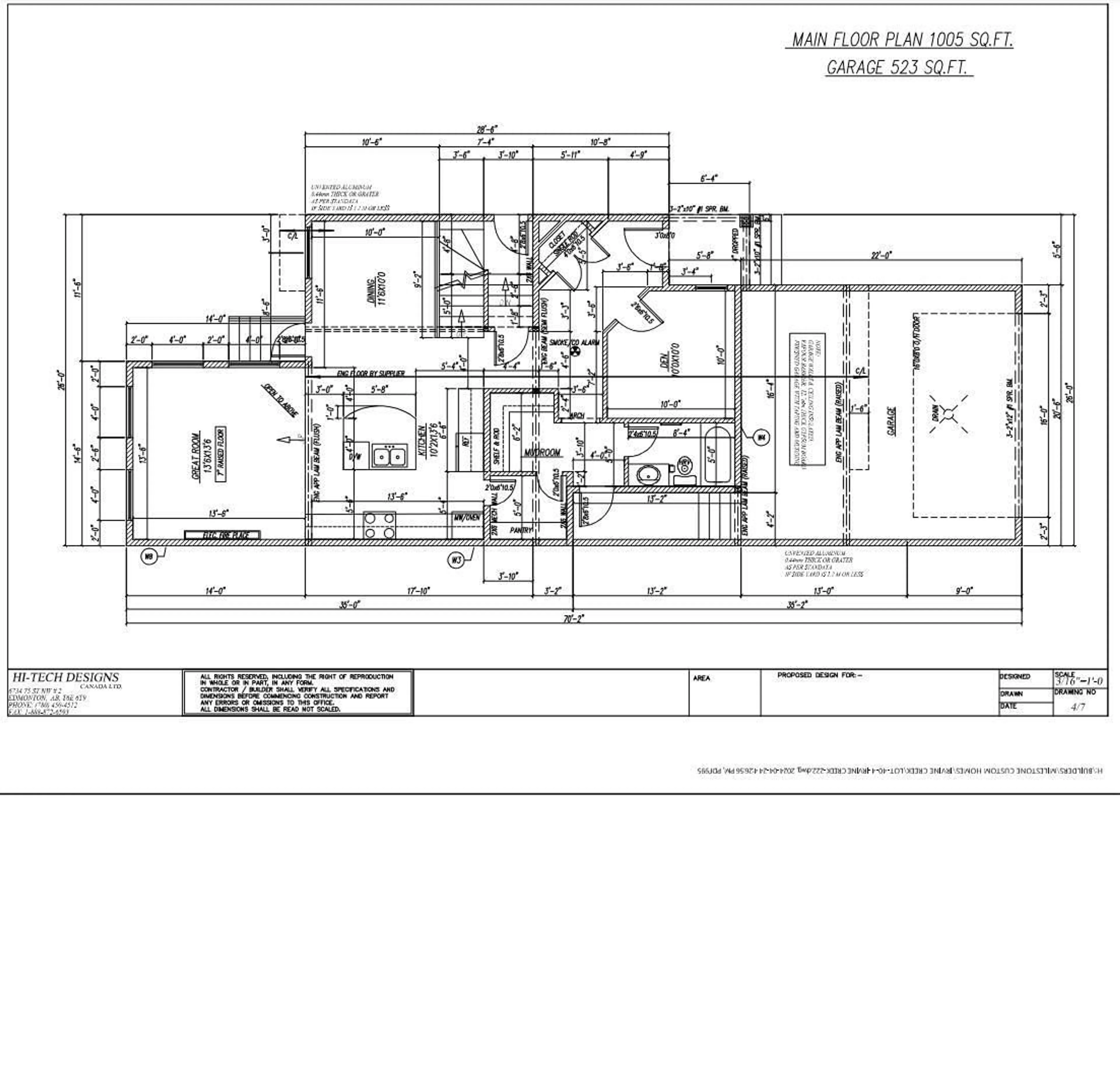 Floor plan for 1823 60 Ave NE NE, Rural Leduc County Alberta T4X3C4