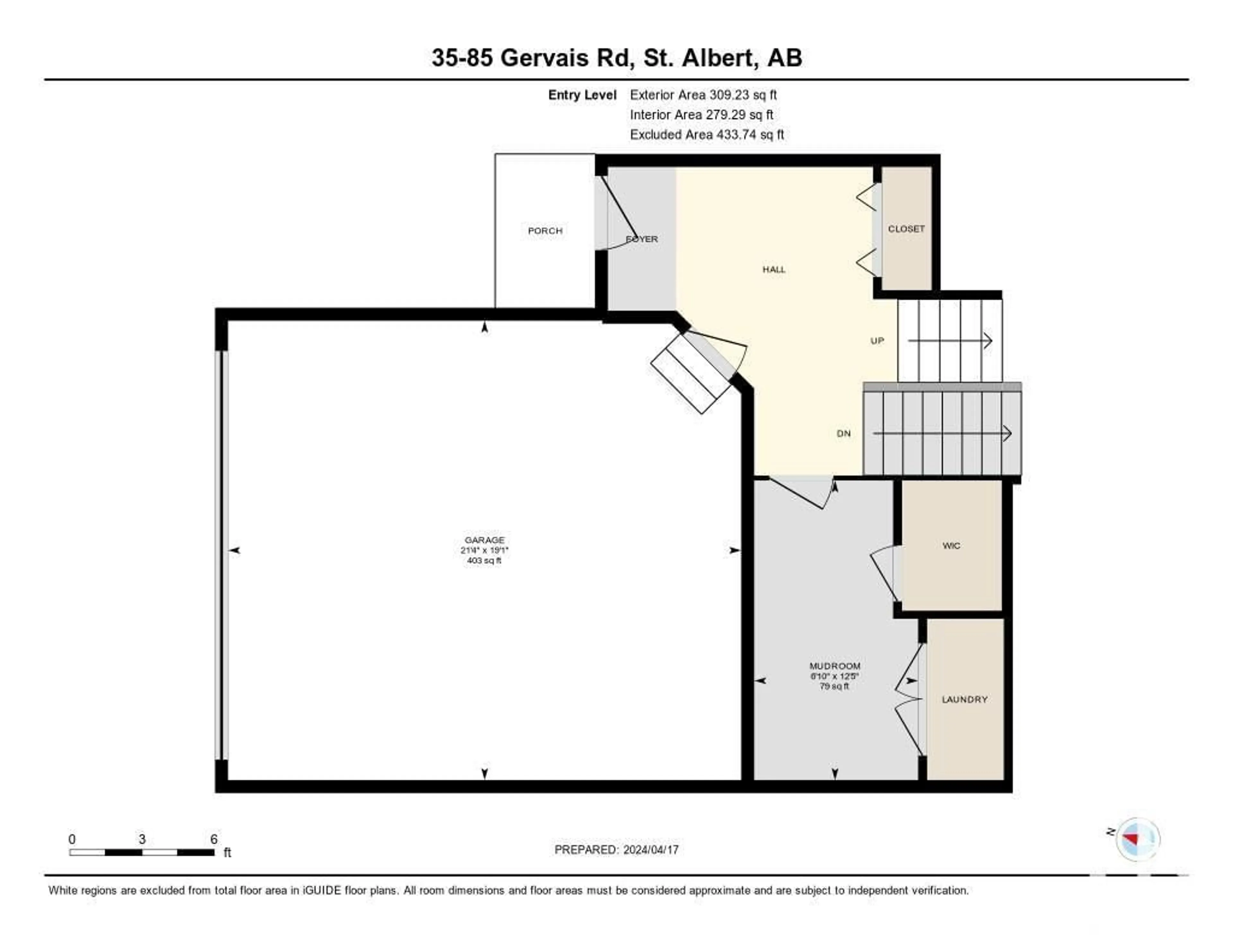 Floor plan for #35 85 GERVAIS RD, St. Albert Alberta T8N6H5