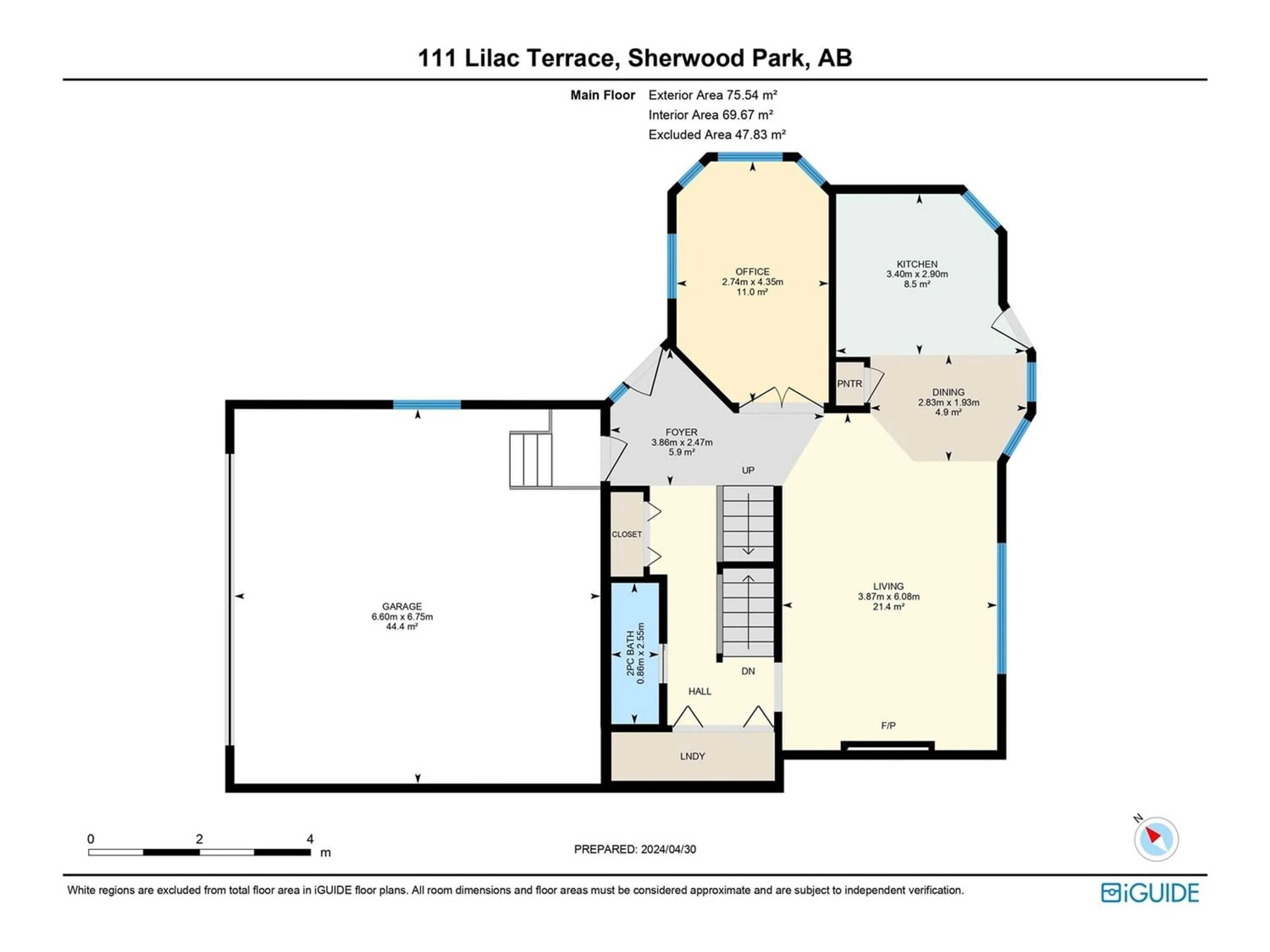 Floor plan for 111 LILAC DR, Sherwood Park Alberta T8H1S7